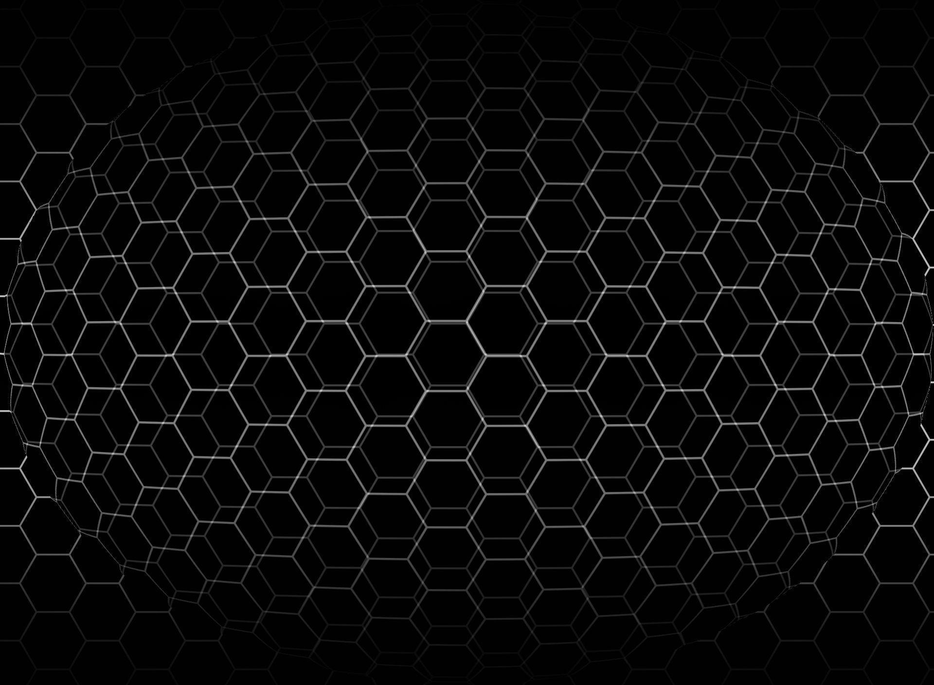 honeycomb pattern black