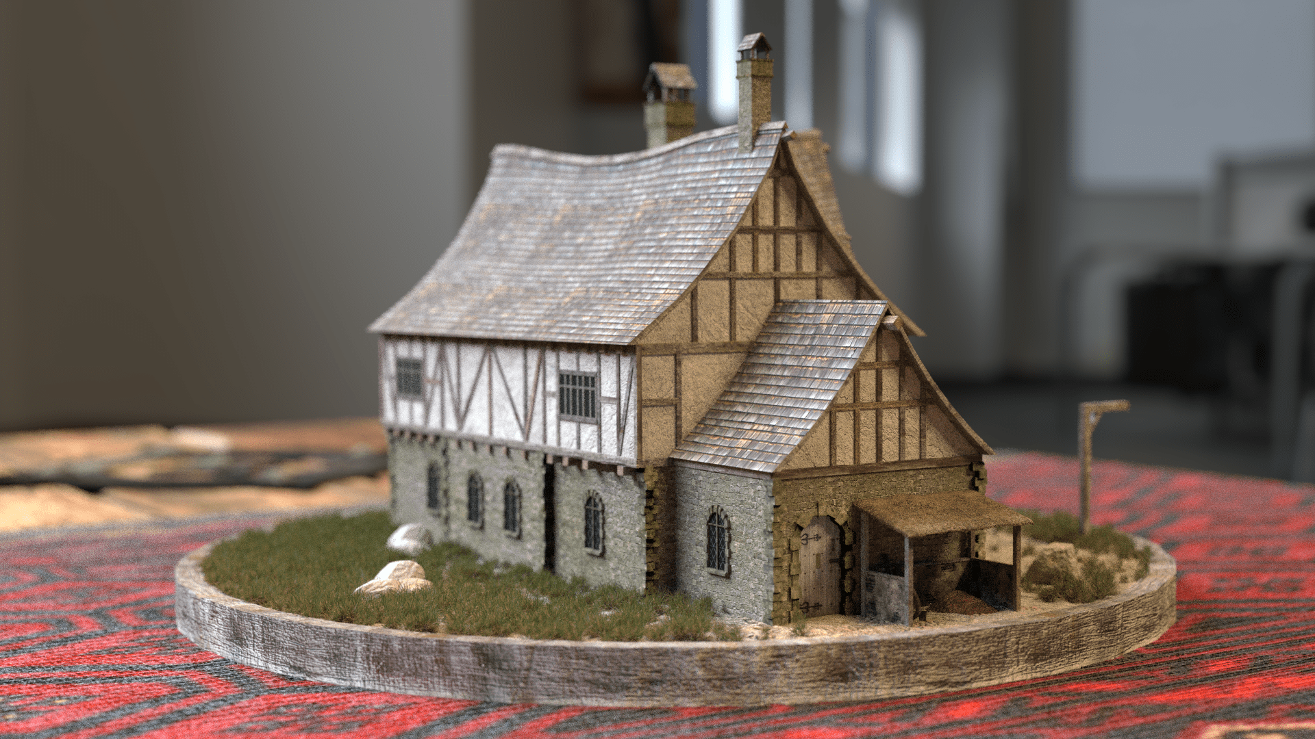1920x1080 3D Medieval Tavern (5). Image - Behance
