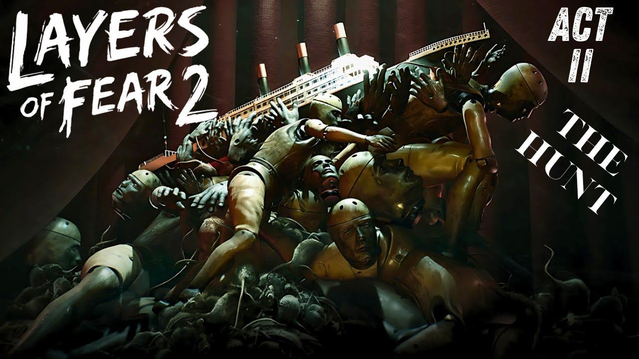 1280x720 Layers of Fear 2 : ACT II The Hunt, Screaming, Fire and mannequins