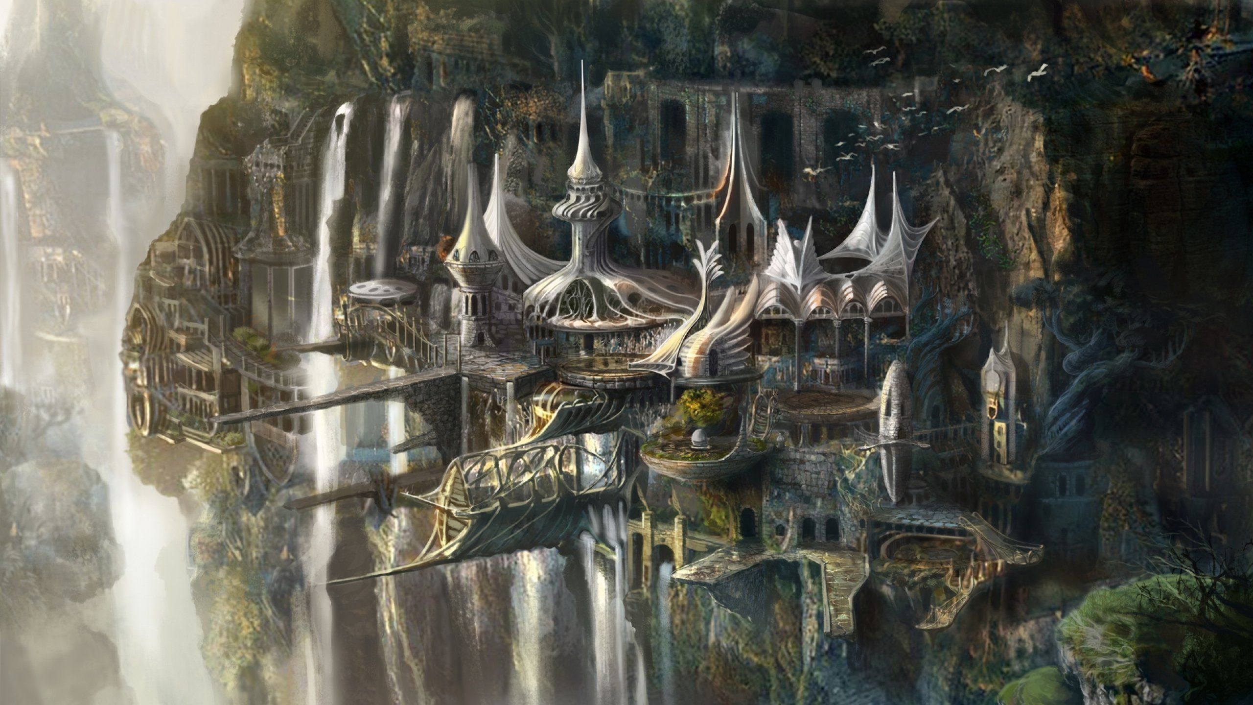 2560x1440 Royal Family's throne in Moonshae Isles. World Anvil