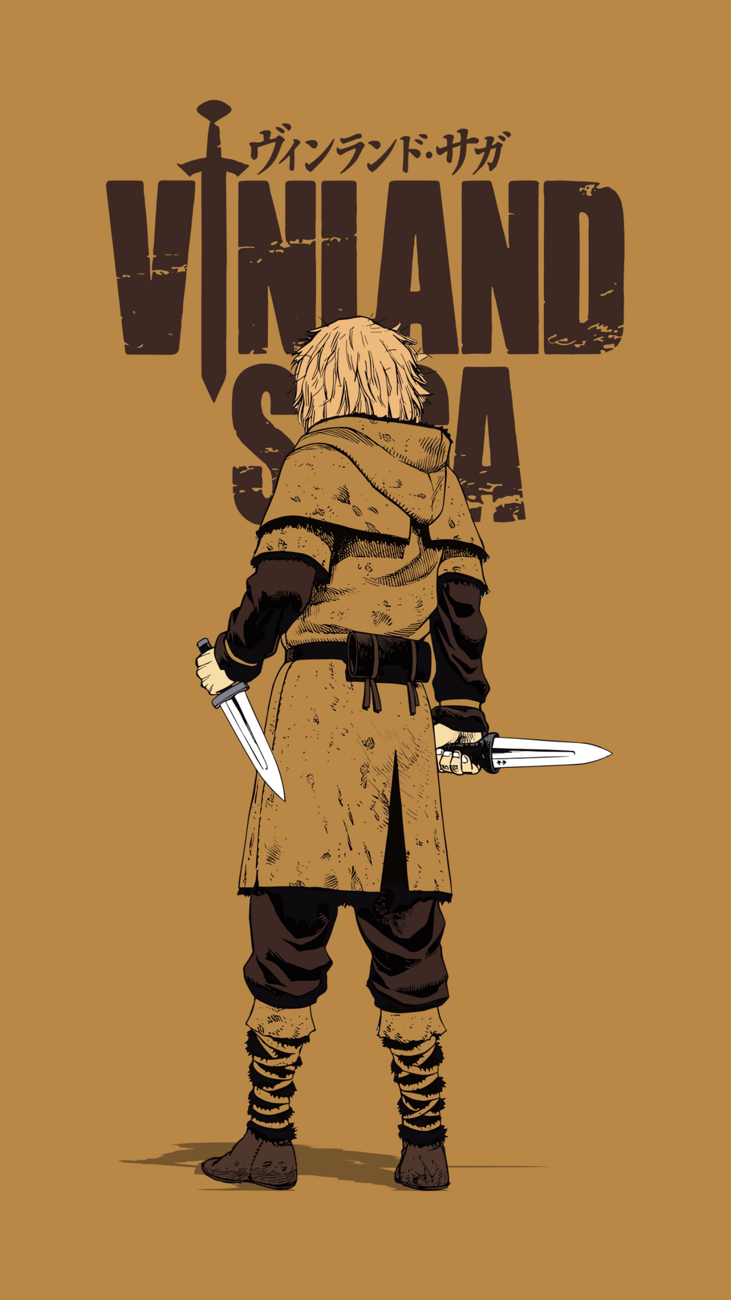 1440x2560 Thorfinn Wallpaper 4K, Minimalist, Vinland Saga