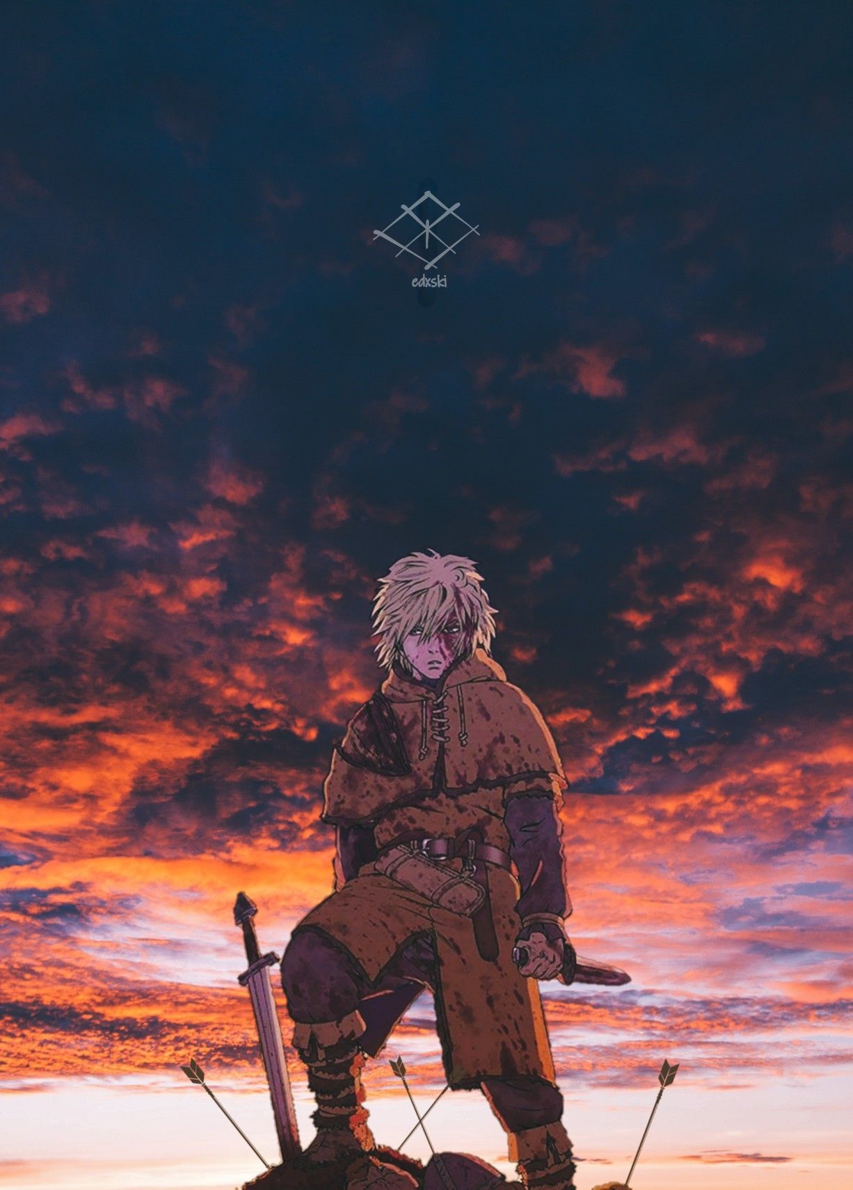1226x1711 Thorfinn Phone Wallpaper