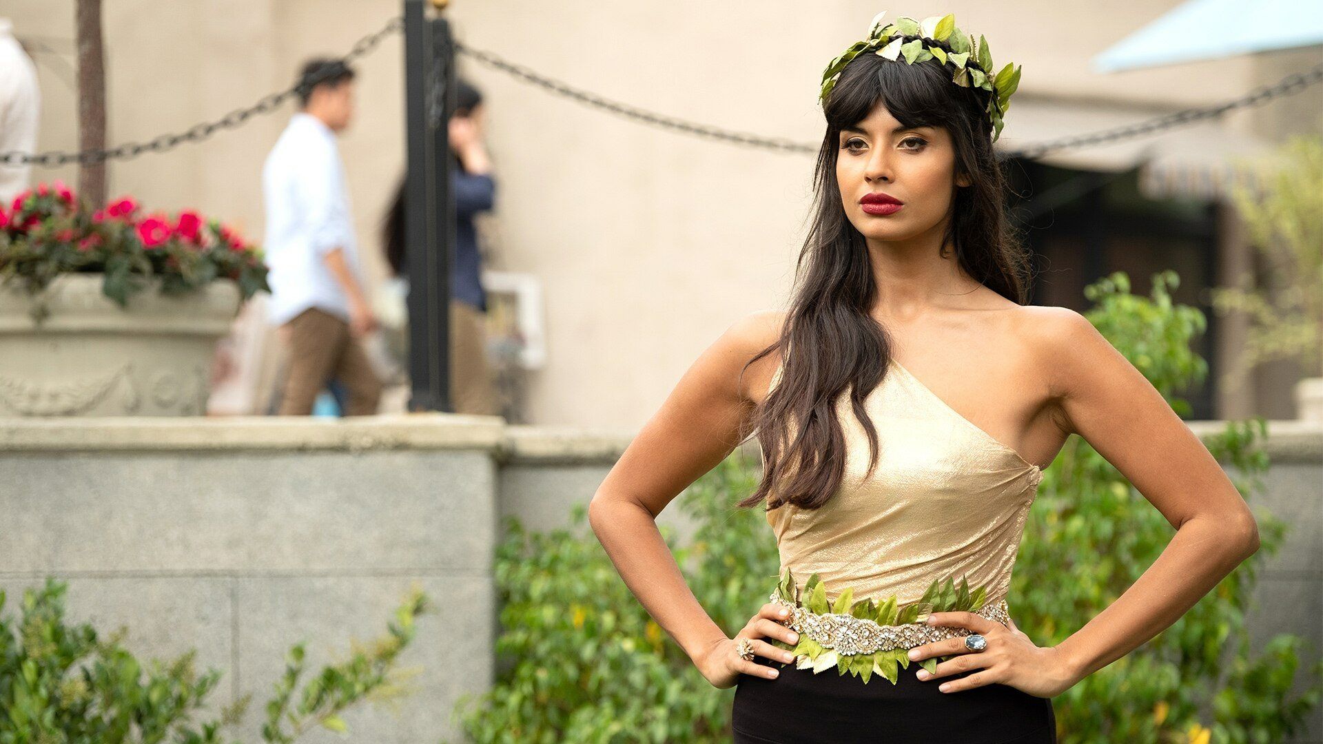 1920x1080 Download Jameela Jamil Tahani Al Jamil TV Show The Good Place HD Wallpaperx1080