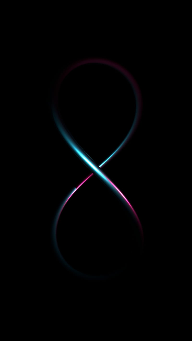 800x1422 Infinity, black, blue, dark, endless, math, neverending, oled, purple, HD phone wallpaper