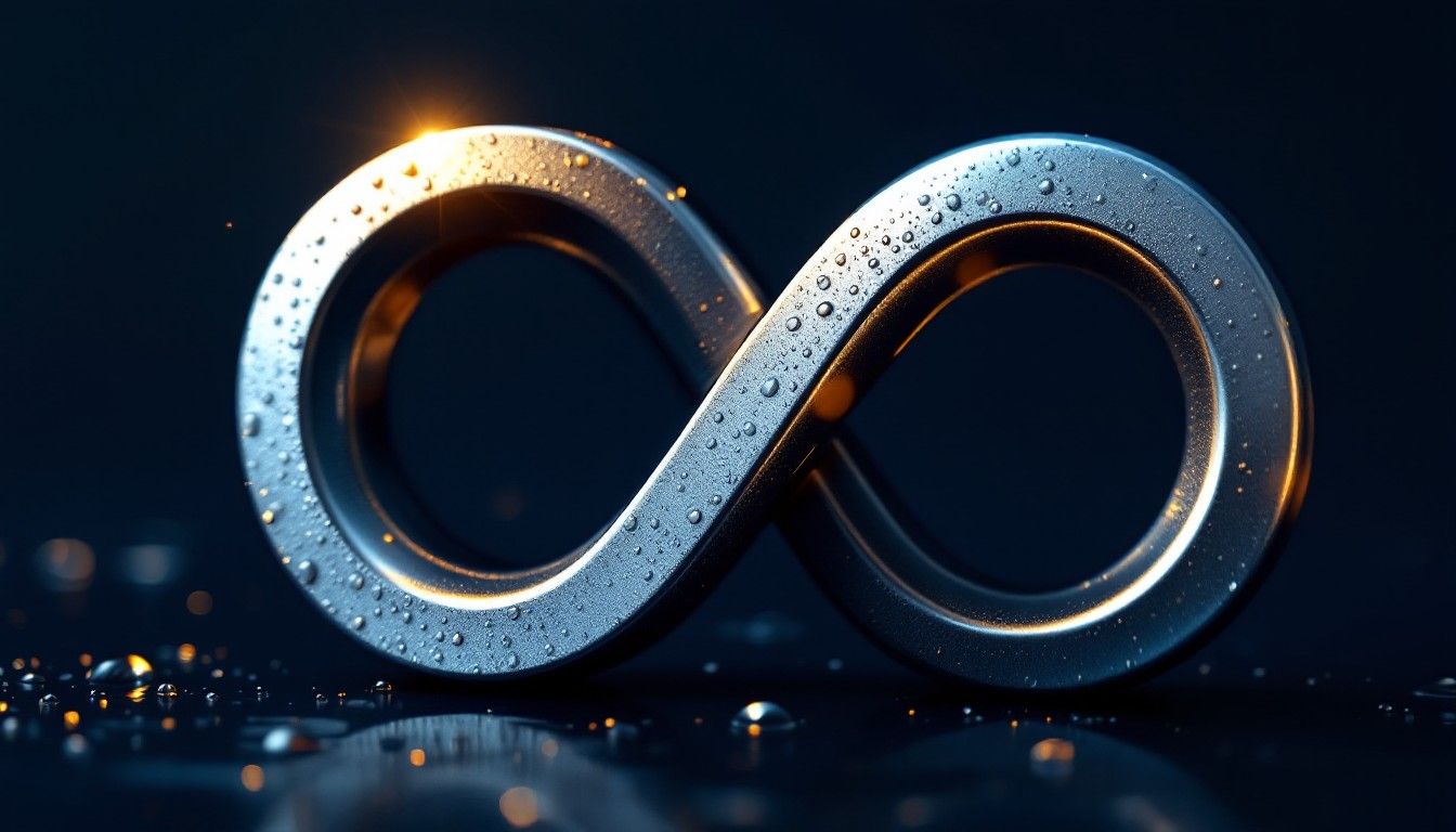 1344x768 Download Infinite Metal Loop Image, Metal, Loop