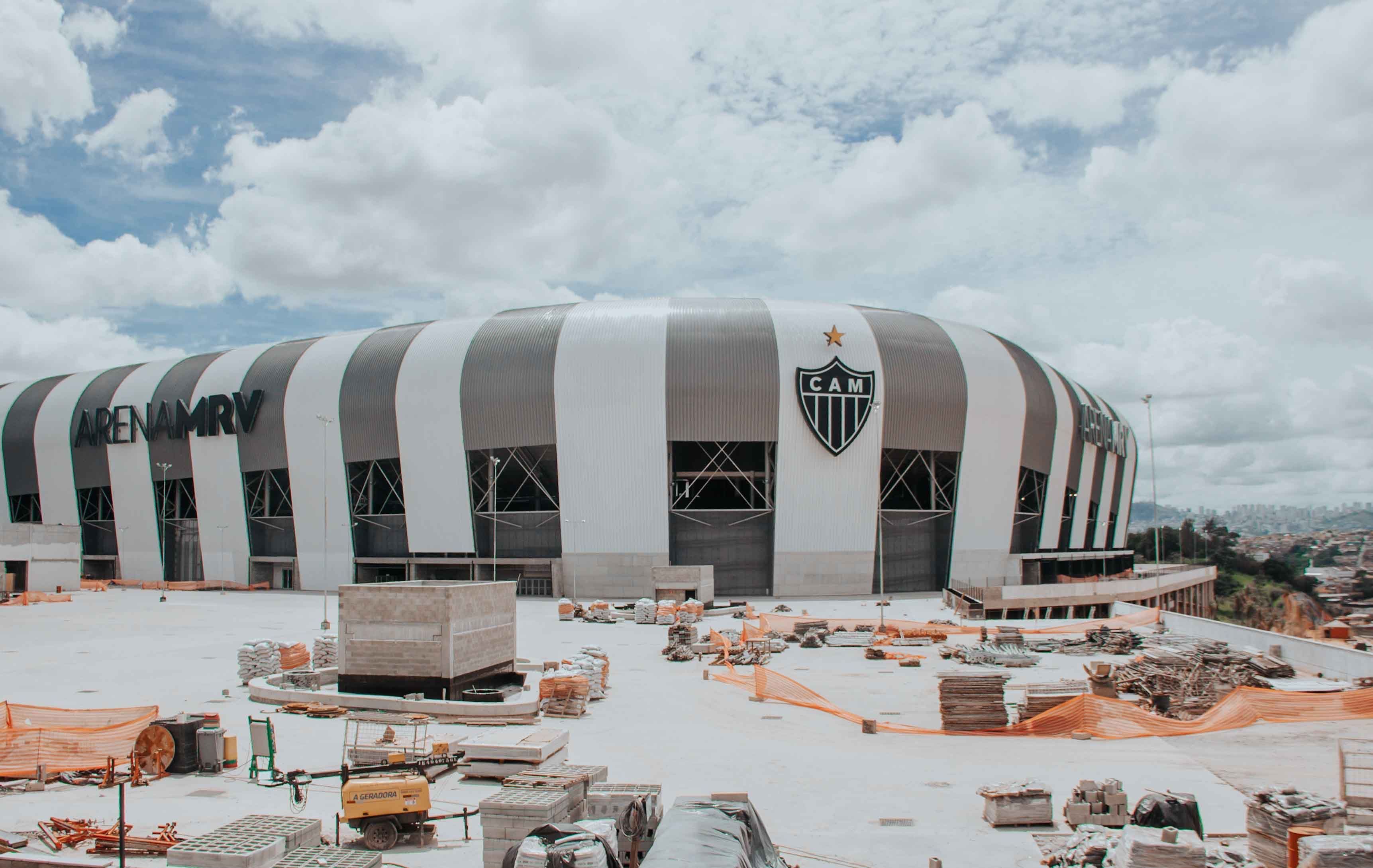3446x2178 The Arena MRV under Construction in Belo Horizonte, Brazil · Free