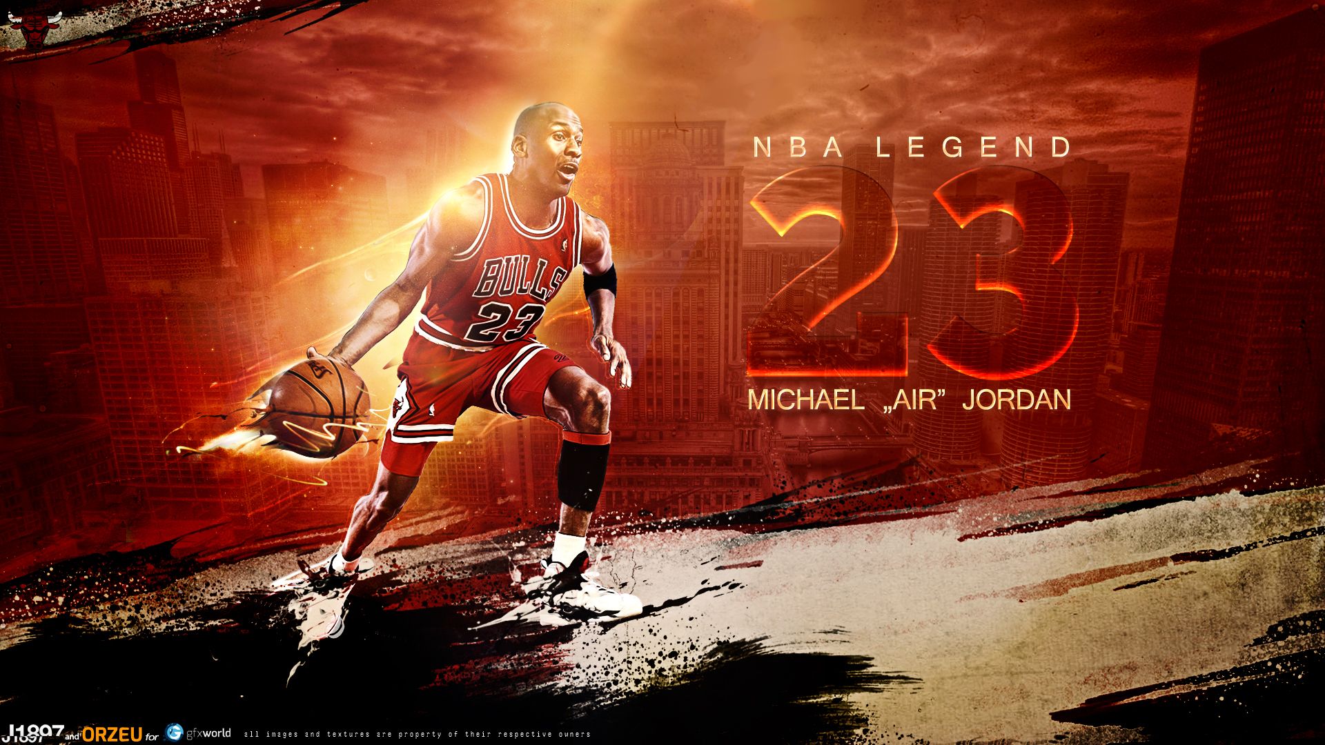 1920x1080 Desktop wallpaper: Michael Jordan, Sports, Basketball, Chicago Bulls, Nba 4K free download for PC. 478023