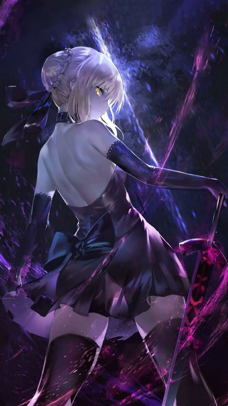 736x1310 Saber Alter wallpaper phone