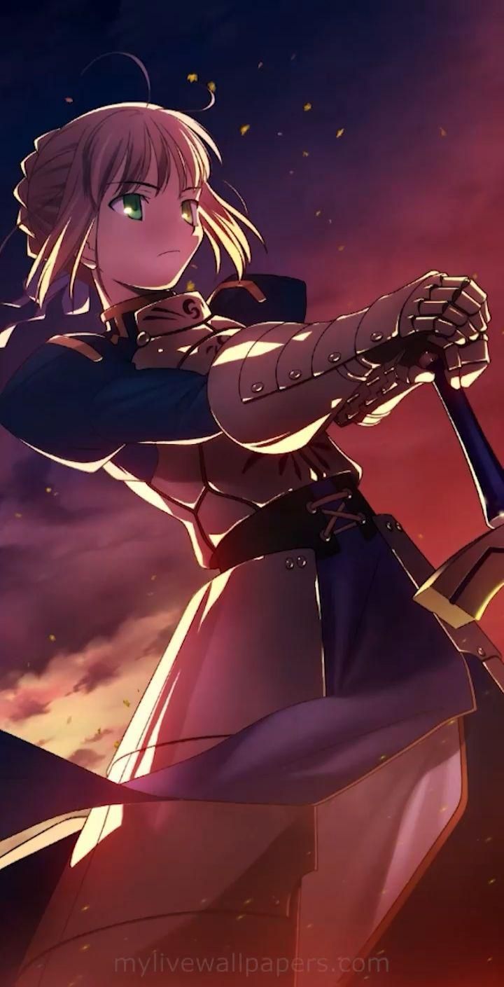 720x1409 ARTORIA PENDRAGON FATE STAY NIGHT LIVE WALLPAPER
