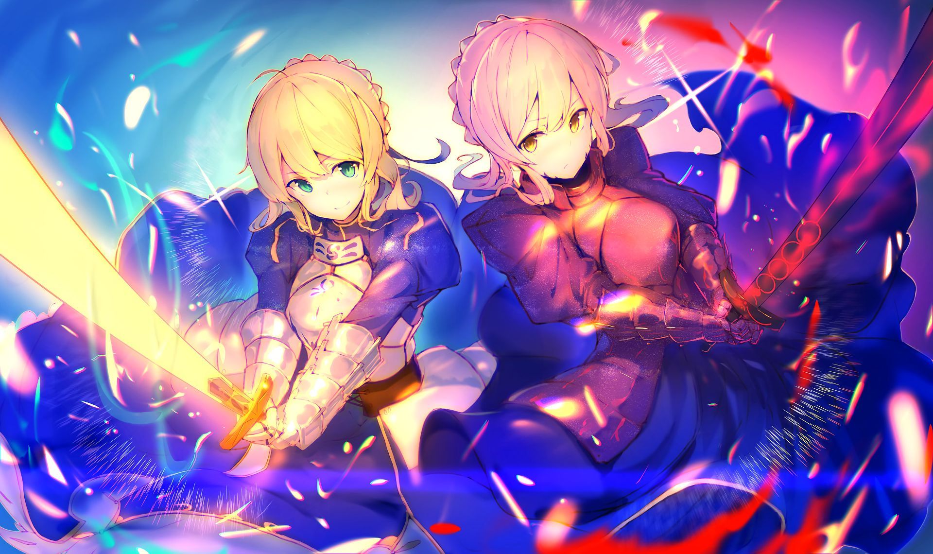 1920x1140 Desktop Wallpaper: Artoria Pendragon, Anime, Fate Grand Order, Armor, Blonde, Saber (Fate Series), Saber Alter, Short Hair, Sword, Woman Warrior, Fate Series 4K Free Download For PC. 401402