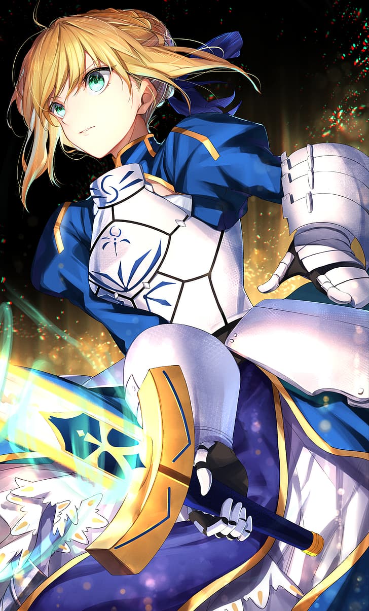 728x1205 saber fate stay night 1080P, 2K, 4K, 5K HD wallpaper free download