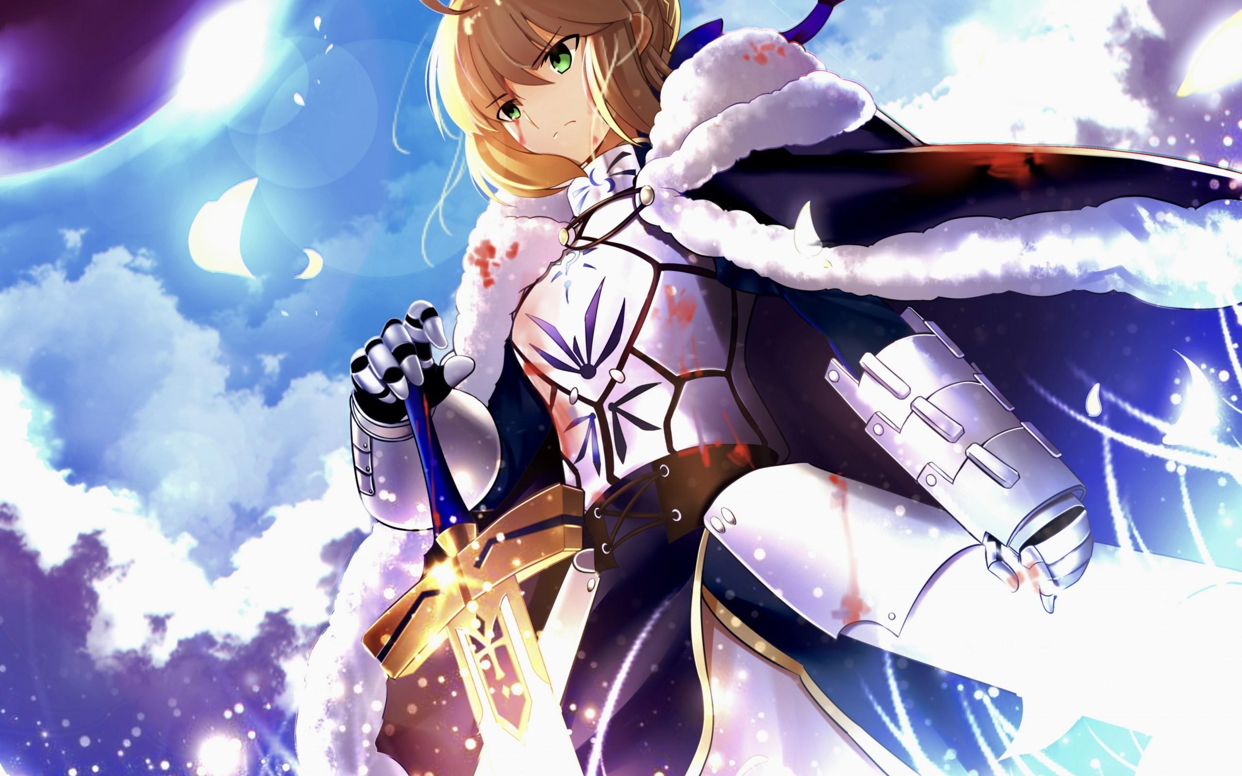 2560x1600 Artoria Pendragon Wallpaper