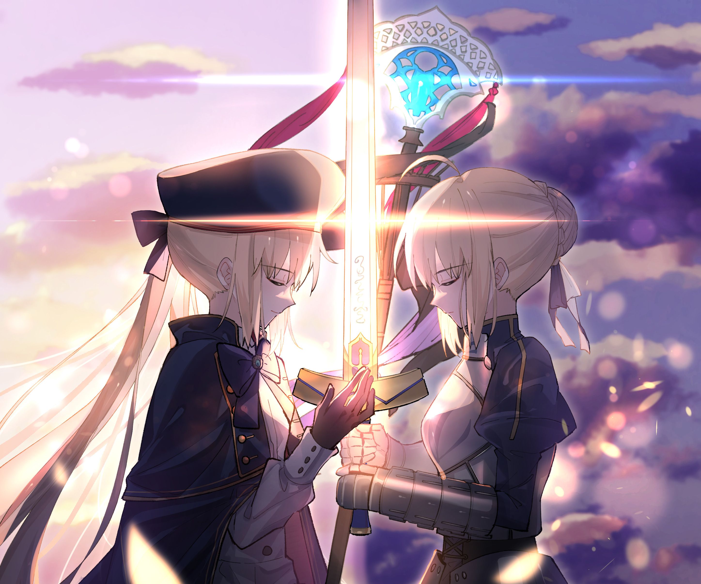 2894x2412 Download Saber (Fate Series) Artoria Caster Anime Fate Grand Order HD Wallpaperx2412