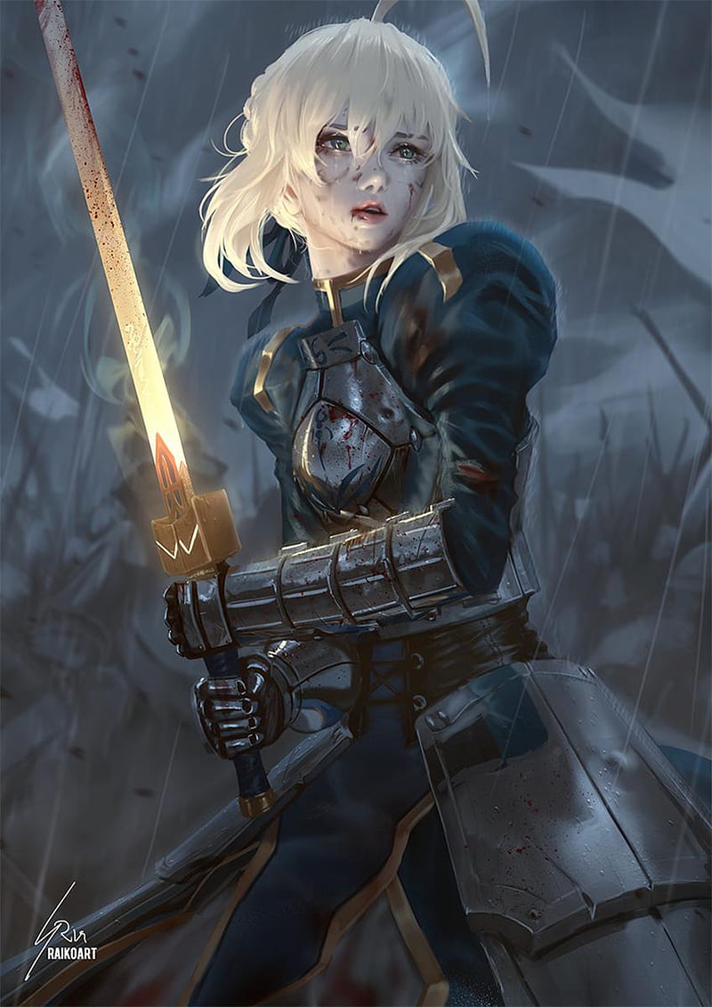800x1131 Fate Series, Fate Grand Order, Fate Stay Night, Saber, Artoria Pendragon, Excalibur, HD Phone Wallpaper