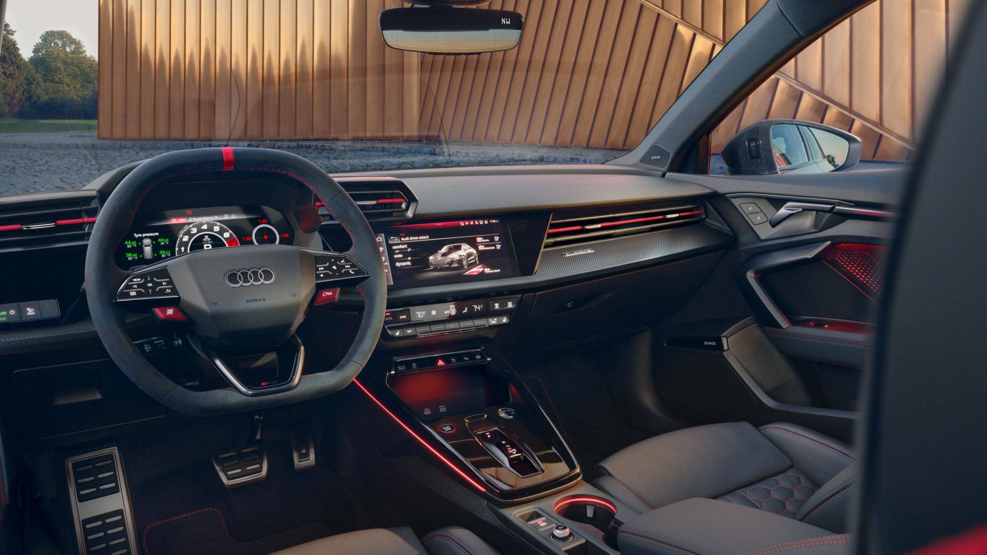 1920x1080 Audi RS3 Interior Photo
