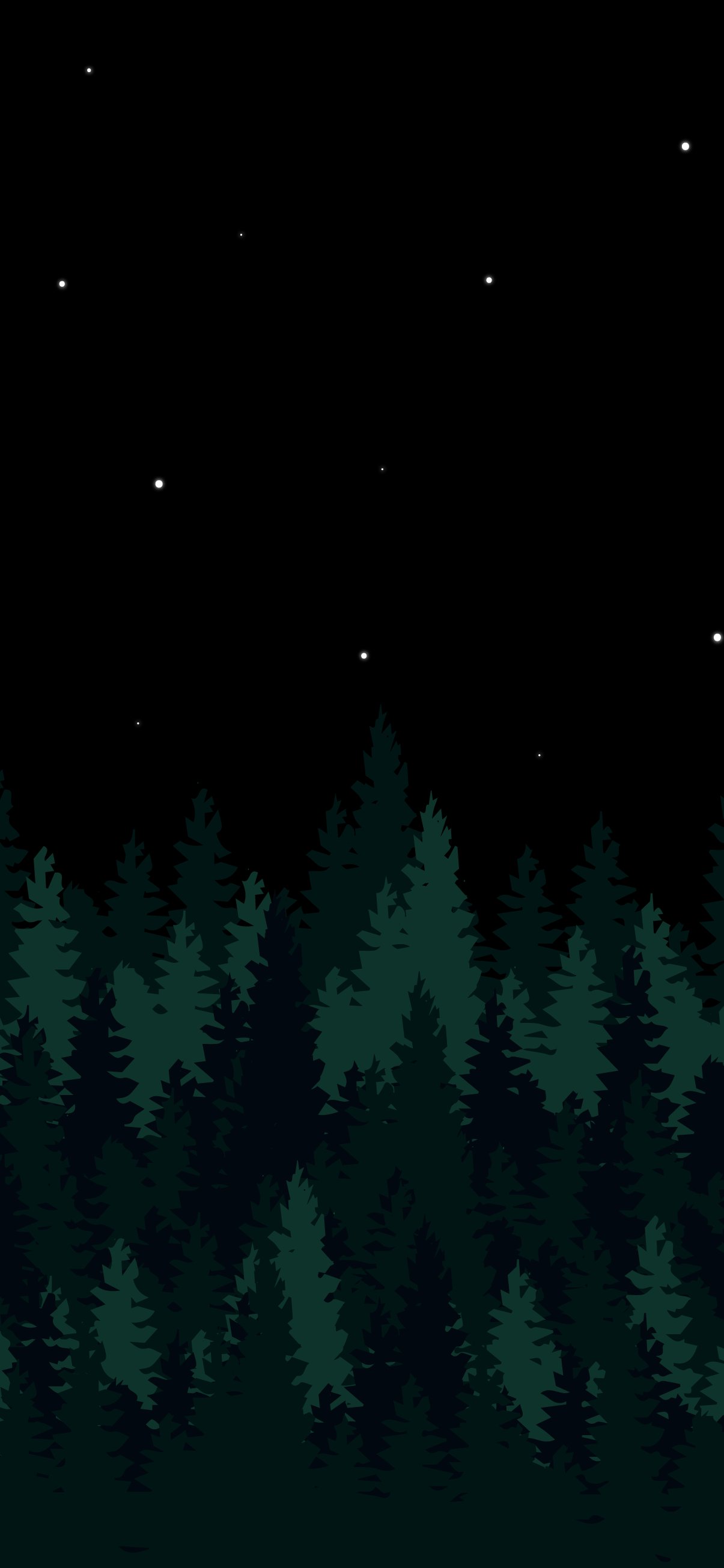 1205x2609 Forest Oled Wallpaper