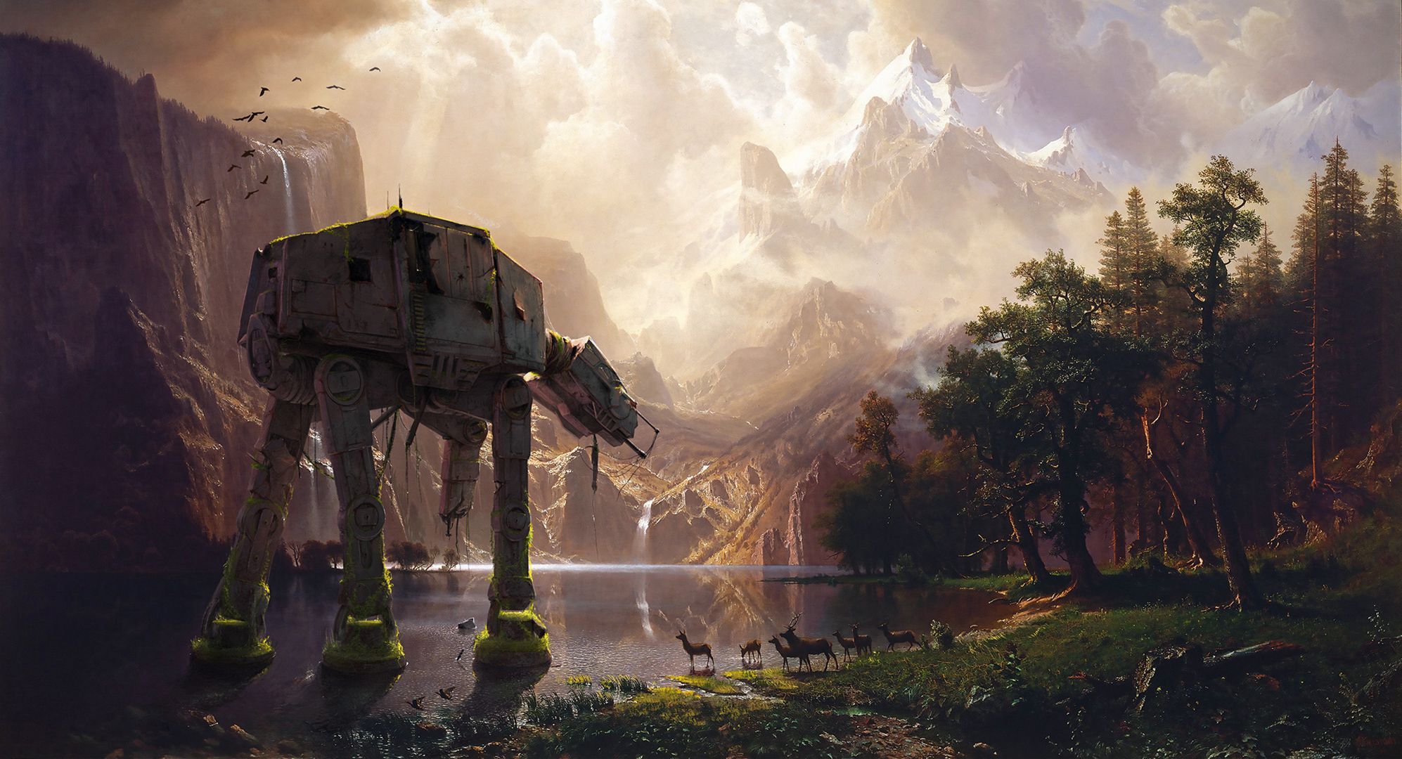 1994x1080 Star Wars Landscape Wallpaper