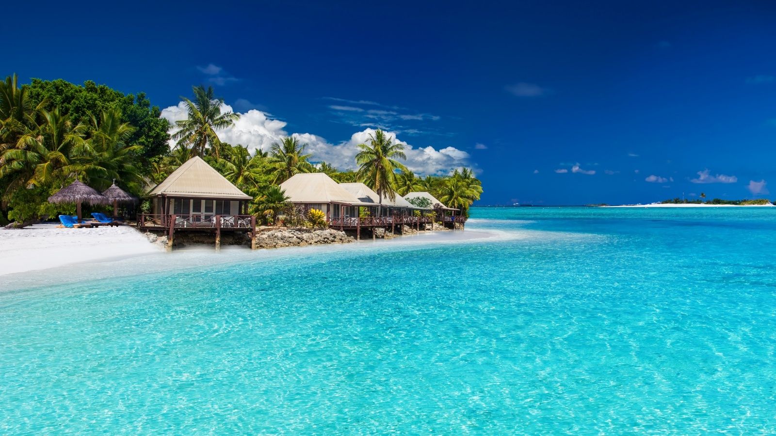 1600x900 Tropical Landscape Little Paradise 4K UHD Wallpaper for UltraHD Desktop and TV : Dual Monitor : Smartphone and Tablet Devices