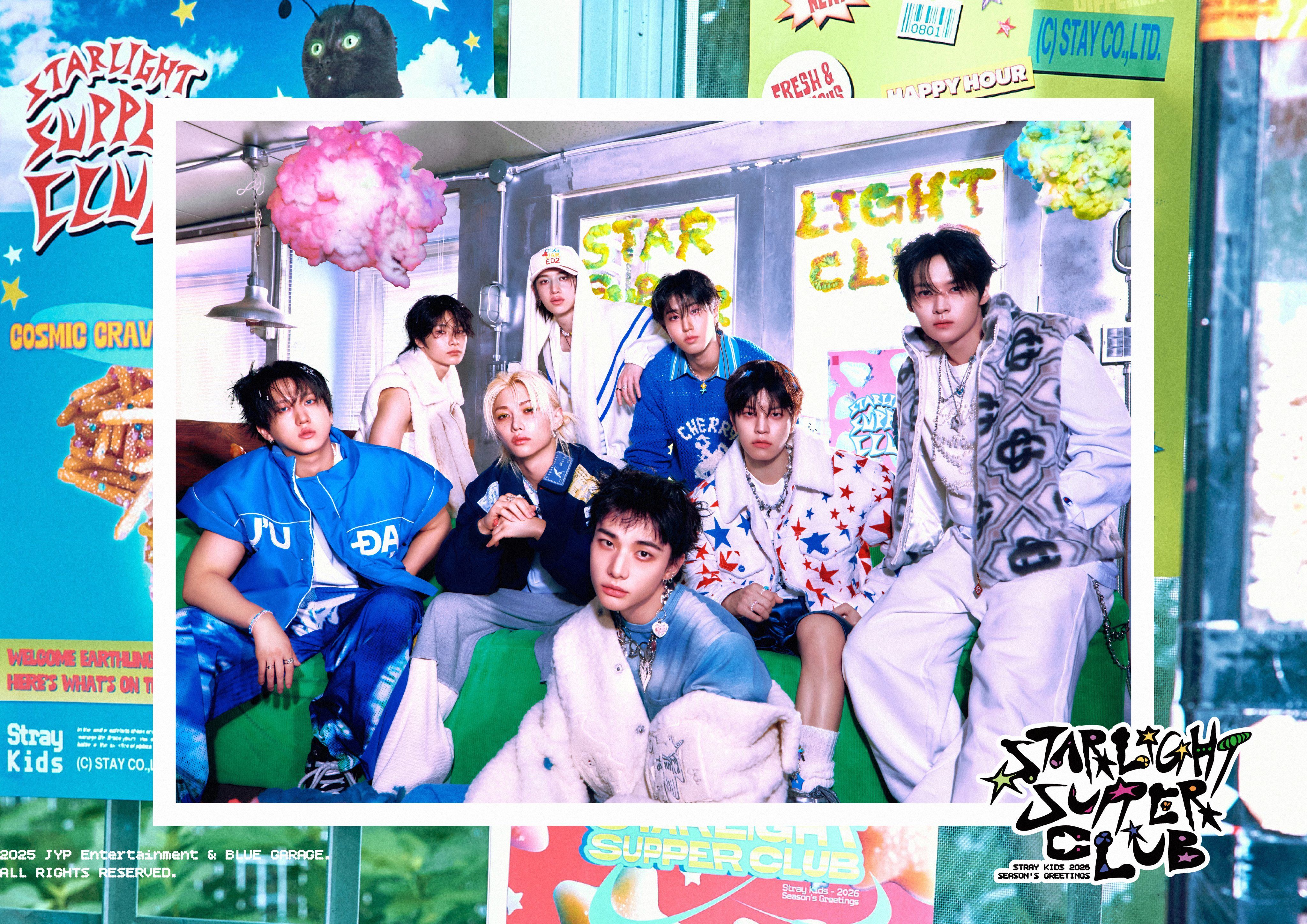 4096x2896 Stray Kids 2026 Season's Greetings [Starlight Supper Club] Image (Unit & Group)