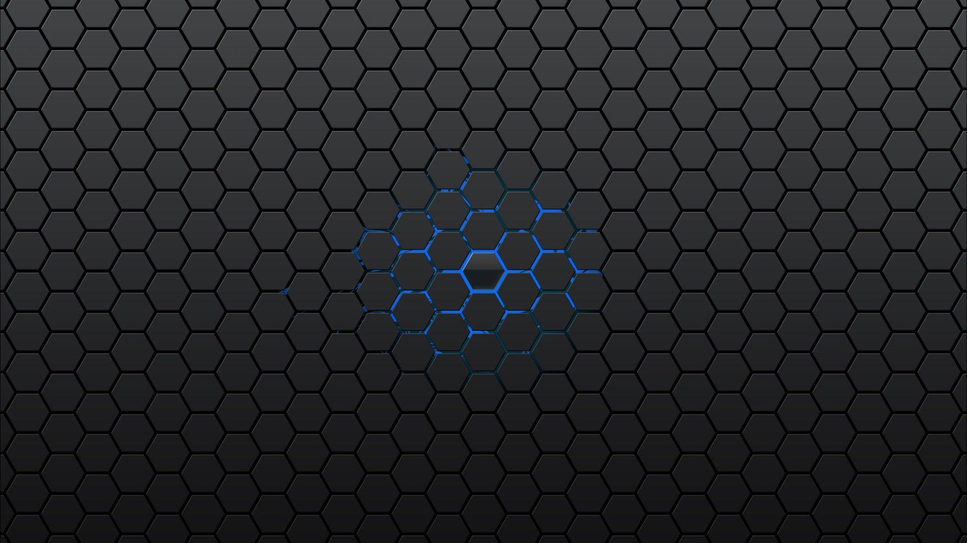 1920x1080 Download 1920x1080 Black Honeycomb Pattern Wallpaper