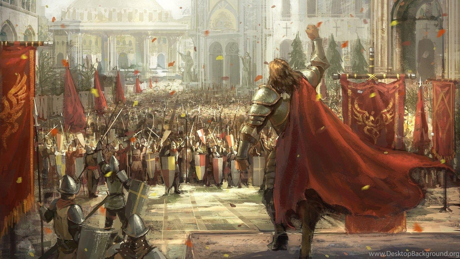 1920x1080 Medieval Knight Wallpaper Desktop Background