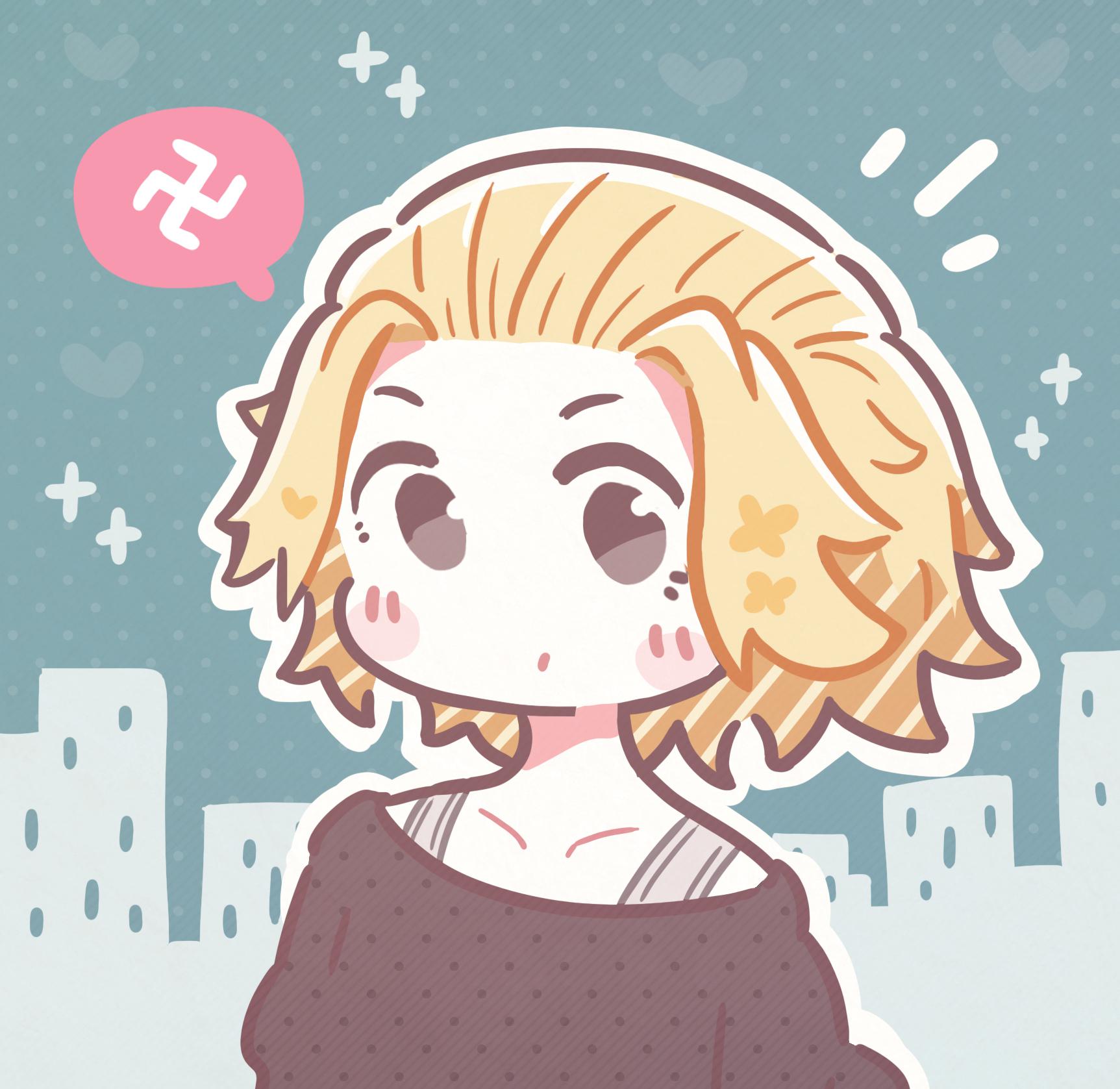 1725x1677 Chibi Mikey fanart