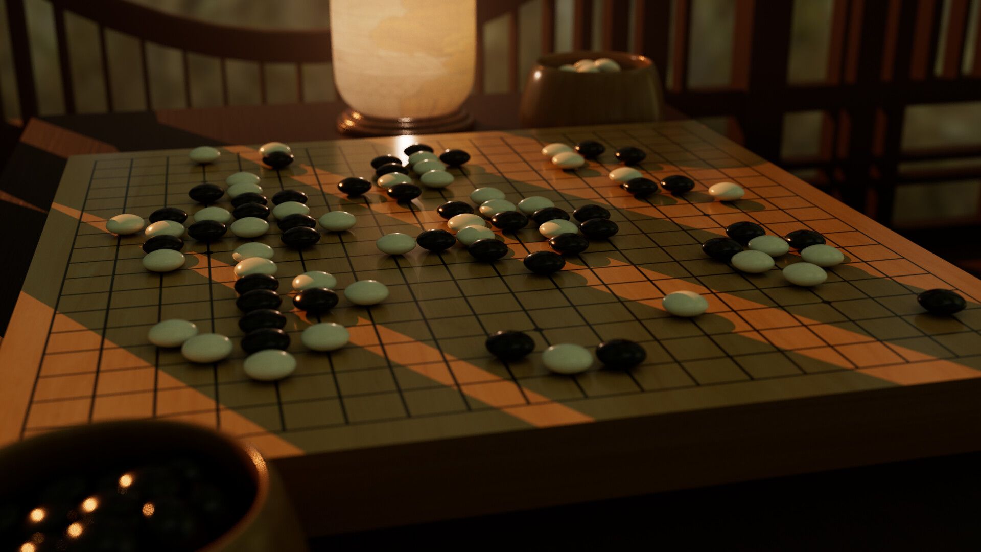 1920x1080 Go Board Game