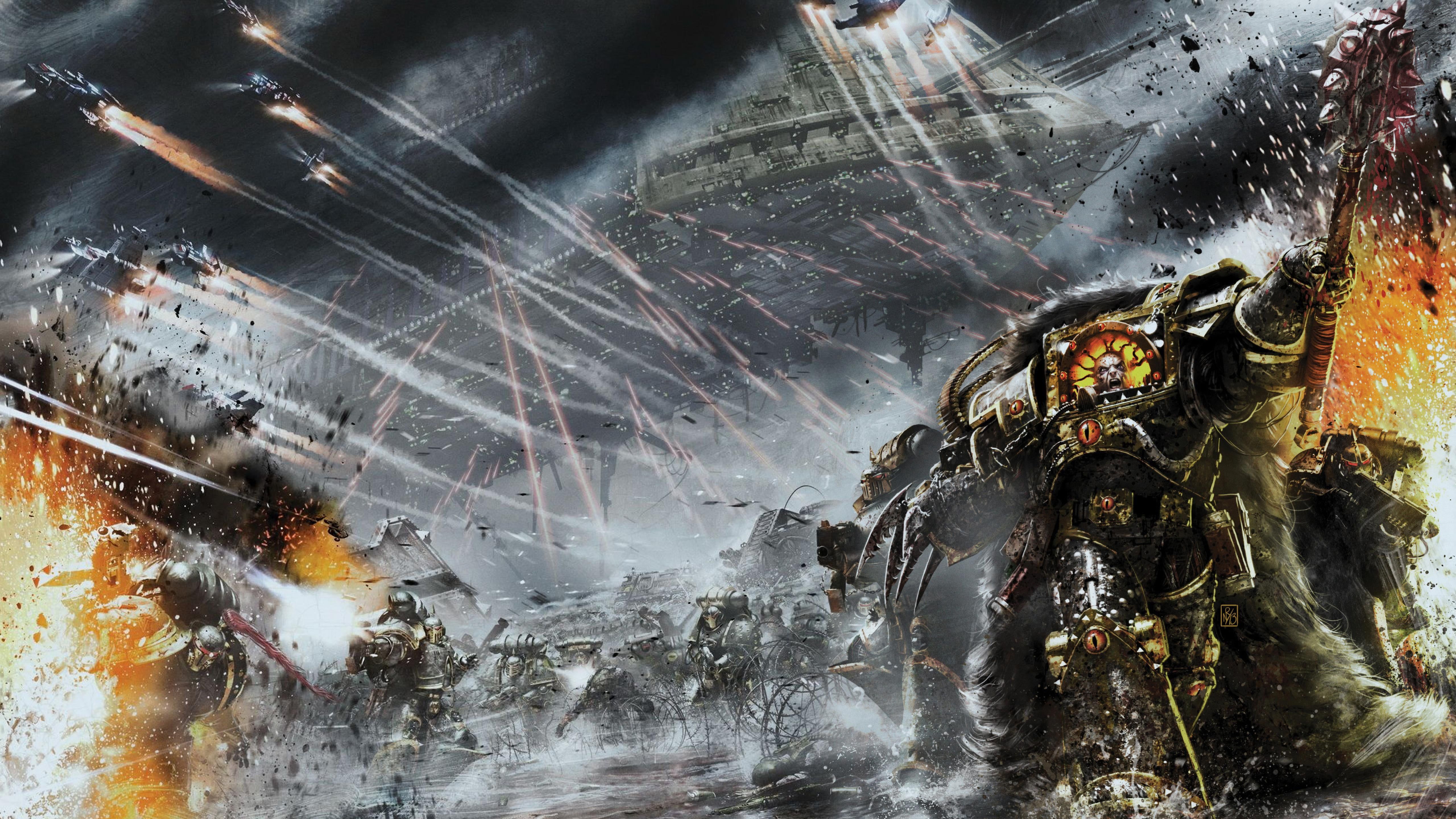 5120x2880 I Have Made Wallpaper of each primarch in 5K resolution