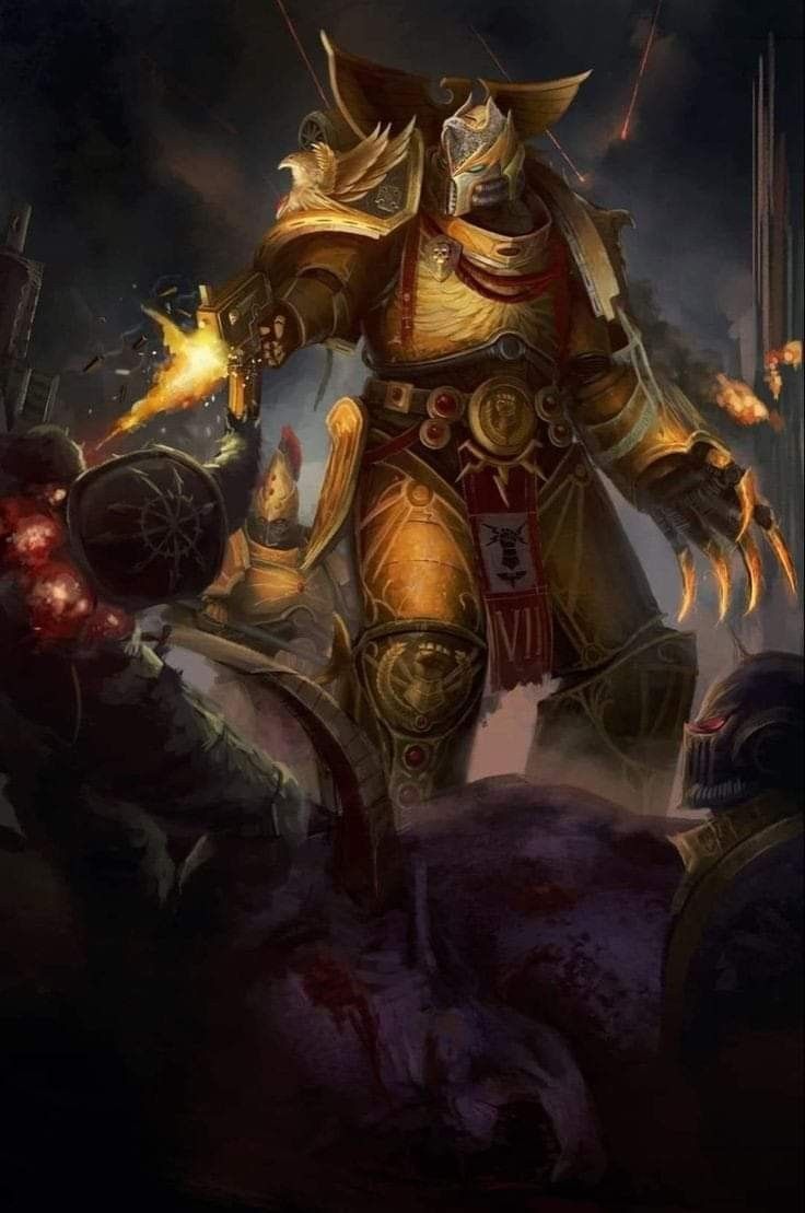736x1109 Comission 'Rogal Dorn' 40k. Rogal dorn quotes, Rogal dorn fanart, Rogal dorn 40k art