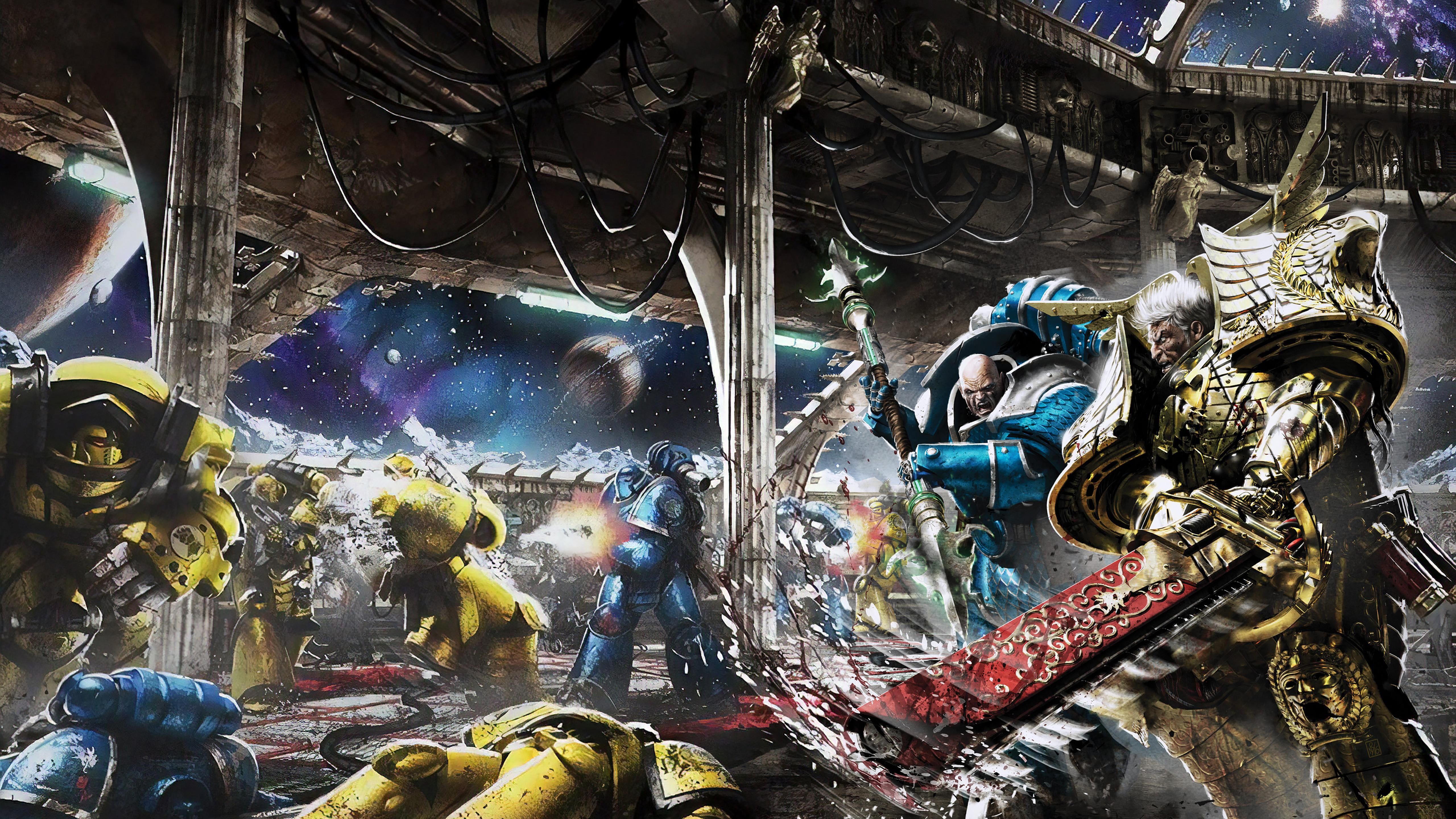 5120x2880 I Have Made Wallpaper of each primarch in 5K resolution