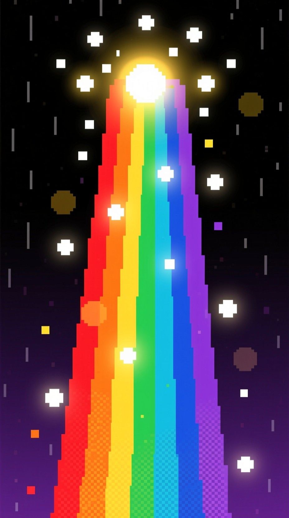 928x1664 Download Pixel Rainbow Portal Image, Pixel, Rainbow