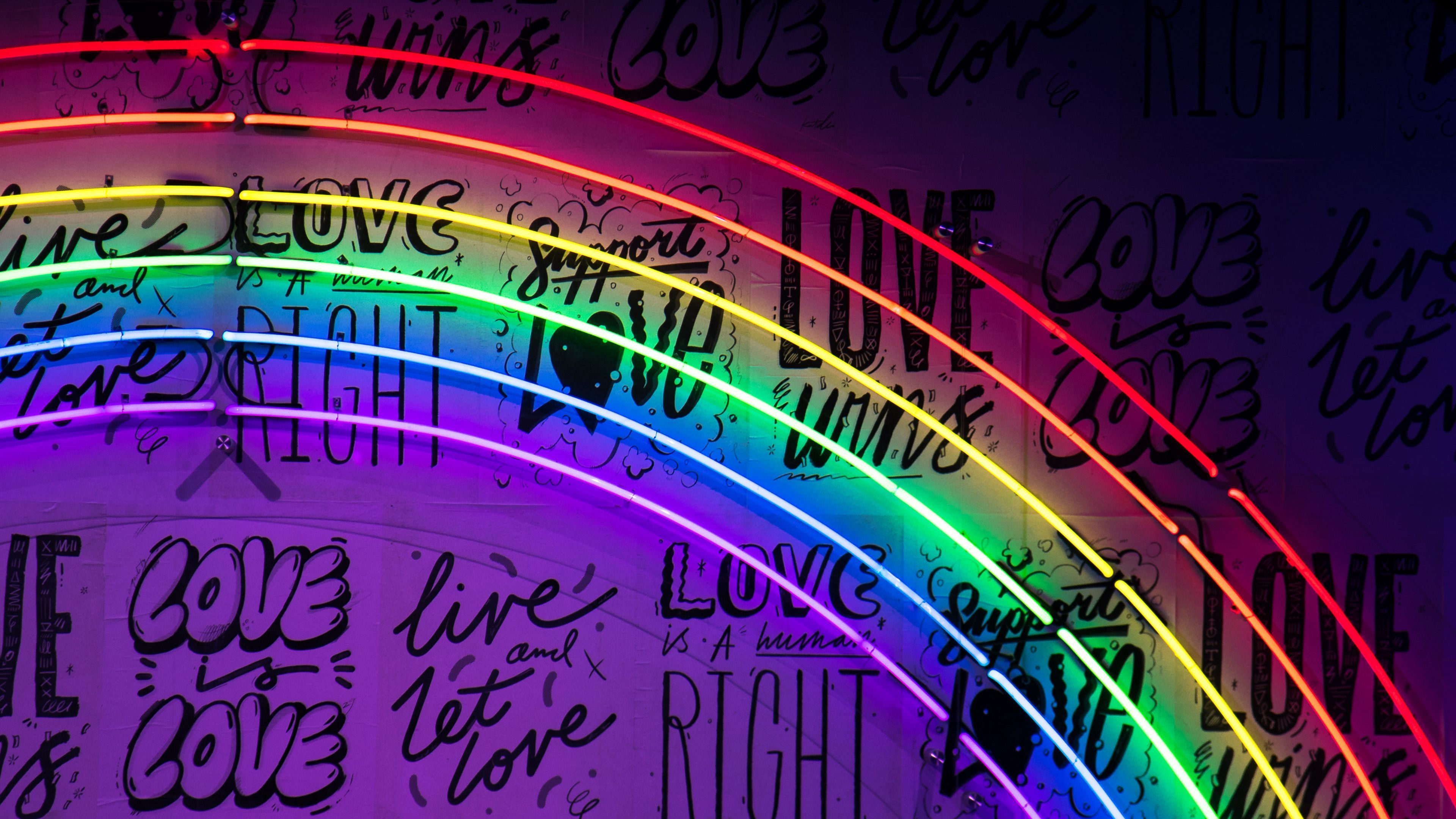 3840x2160 Rainbow PC Wallpaper