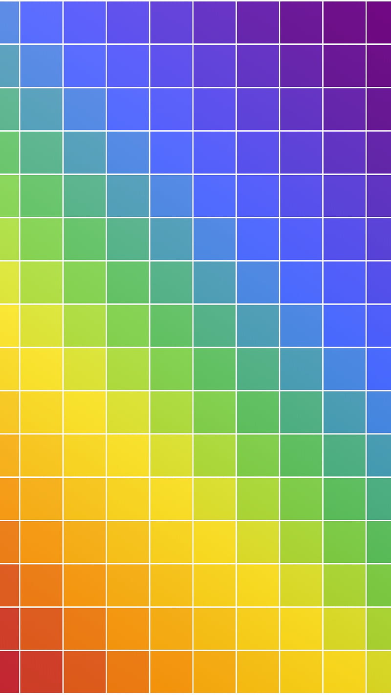 800x1424 Rainbow pixels, colors, HD phone wallpaper