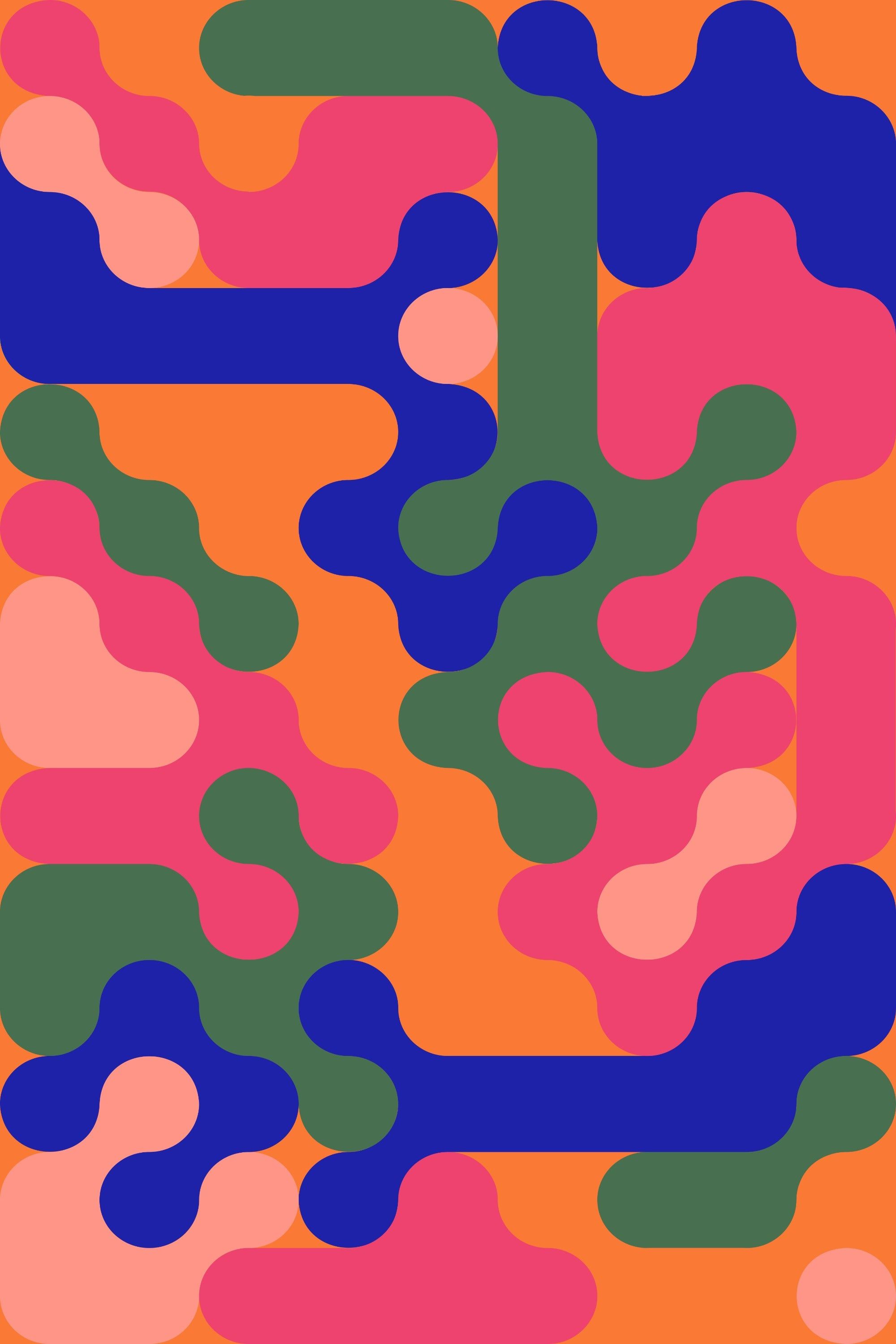 2000x3000 Pixel Art Party Wallpaper