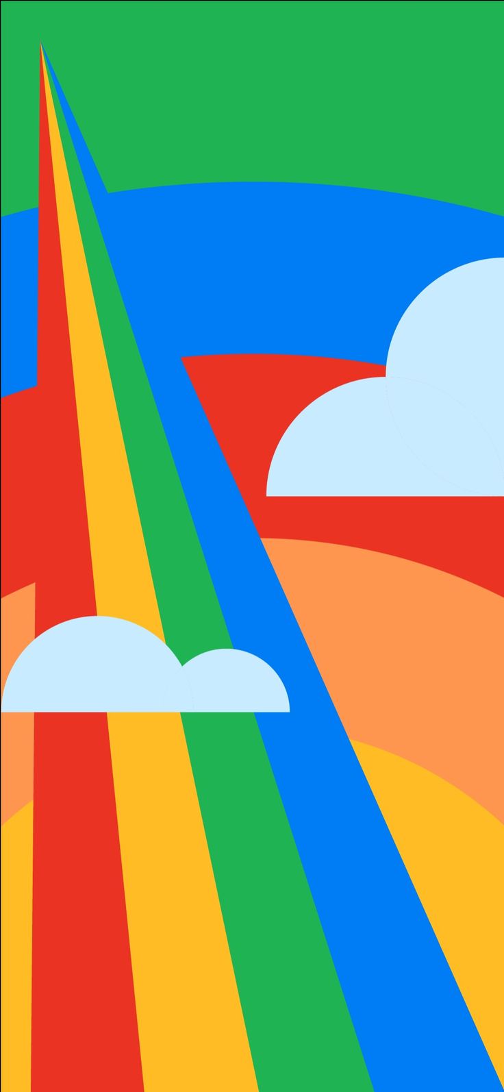 736x1594 Google pixel 4a Wallpaper 4k amoled