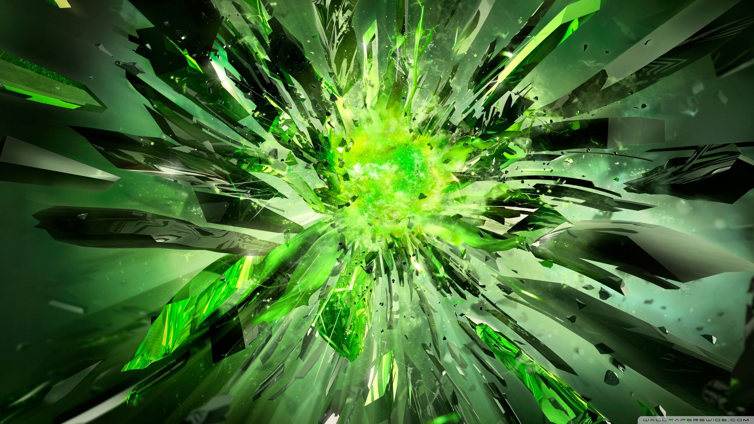 2560x1440 2k Green Wallpaper