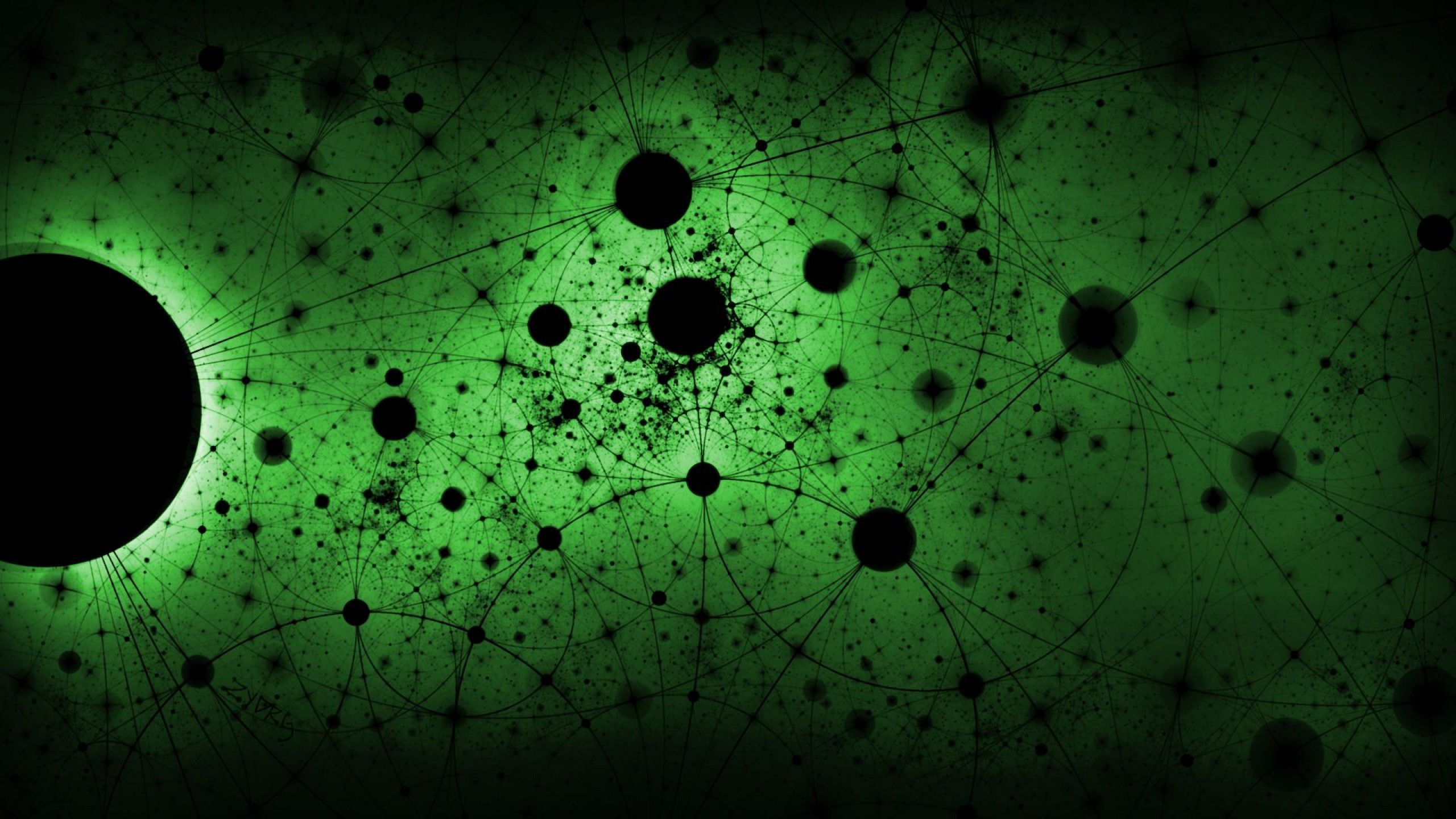 2560x1440 2k Green Wallpaper