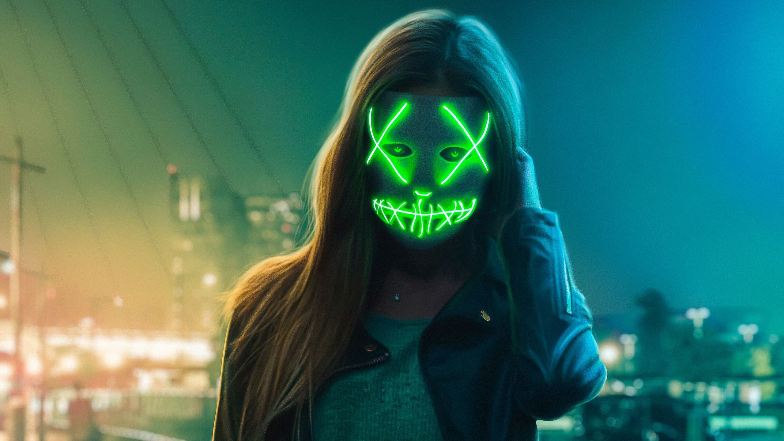 2560x1440 Green Wallpaper