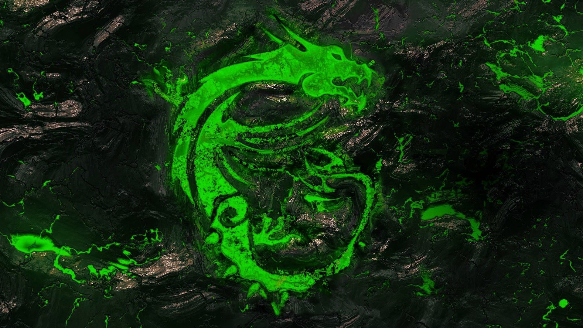 1920x1080 Gaming Desktop Green Wallpaper
