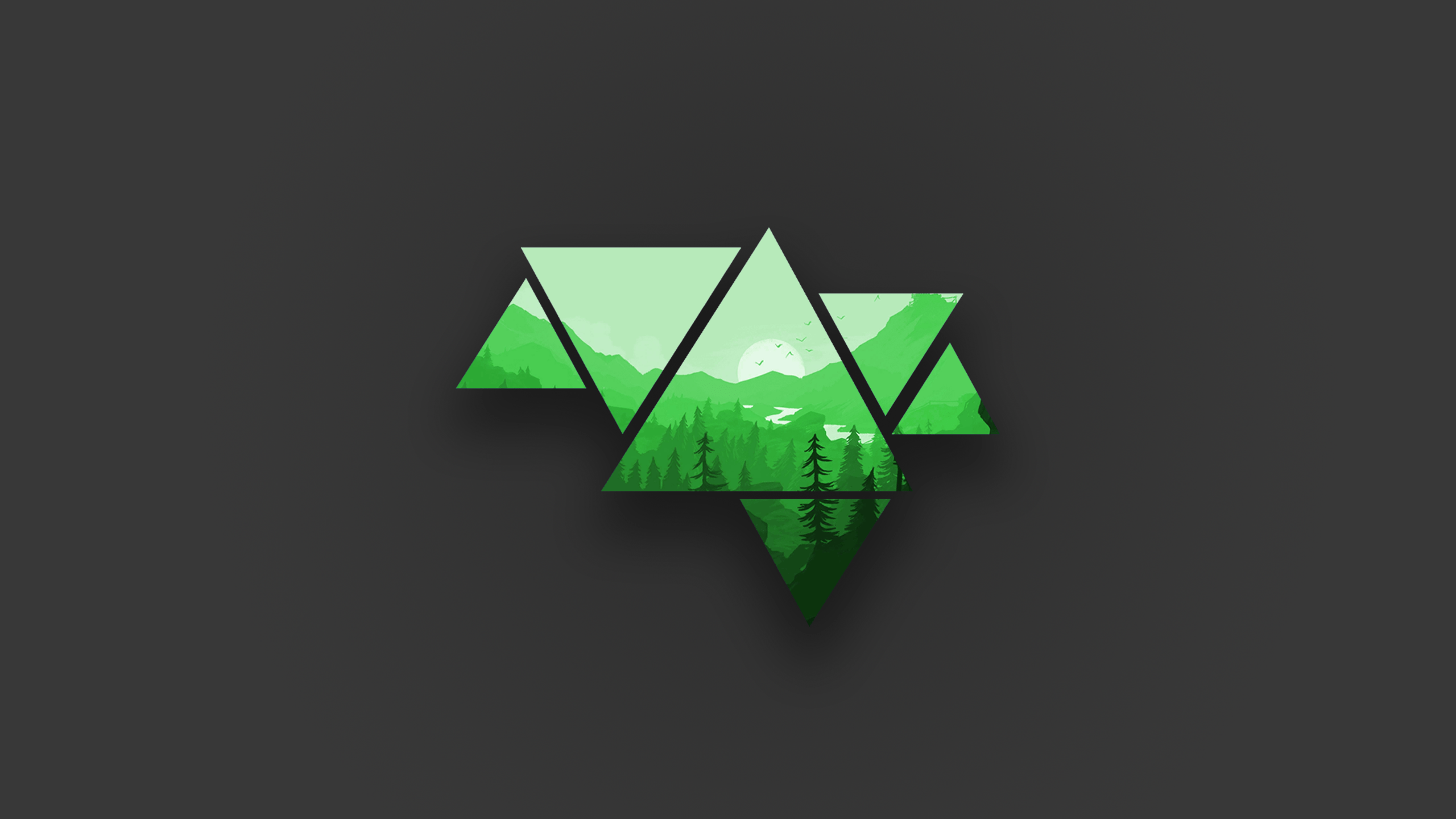 2560x1440 Green Wallpaper