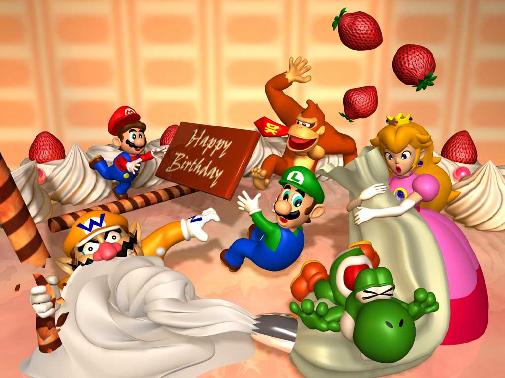 1024x768 Stage Wallpaper 'Mario Party' Nintendo 64
