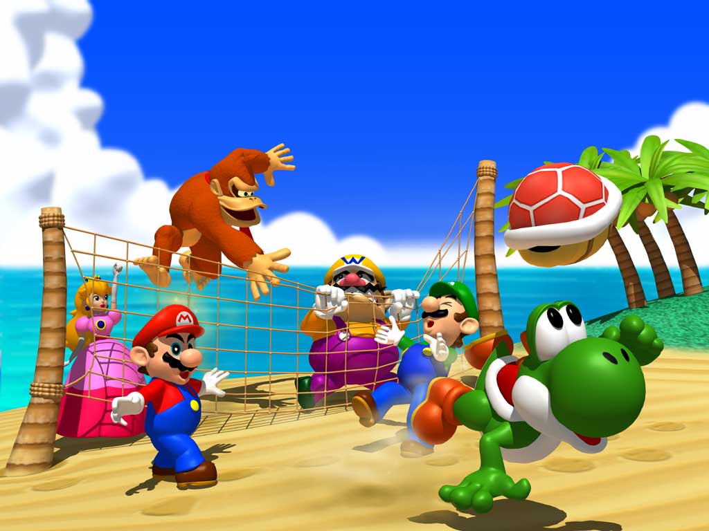 1024x768 Stage Wallpaper 'Mario Party' Nintendo 64