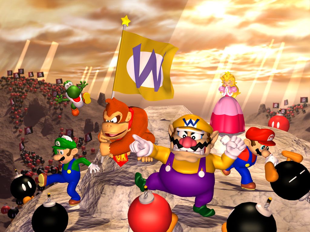 1024x768 Stage Wallpaper 'Mario Party' Nintendo 64