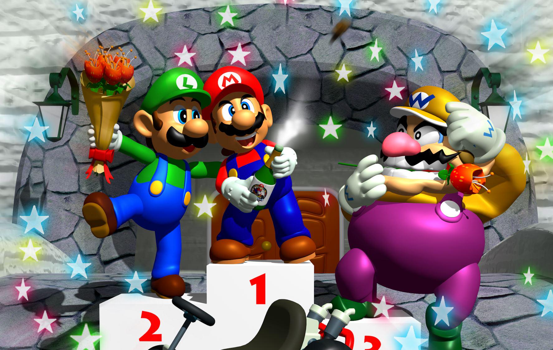 1776x1125 A Mario Kart 64 HD texture pack is out now on PC