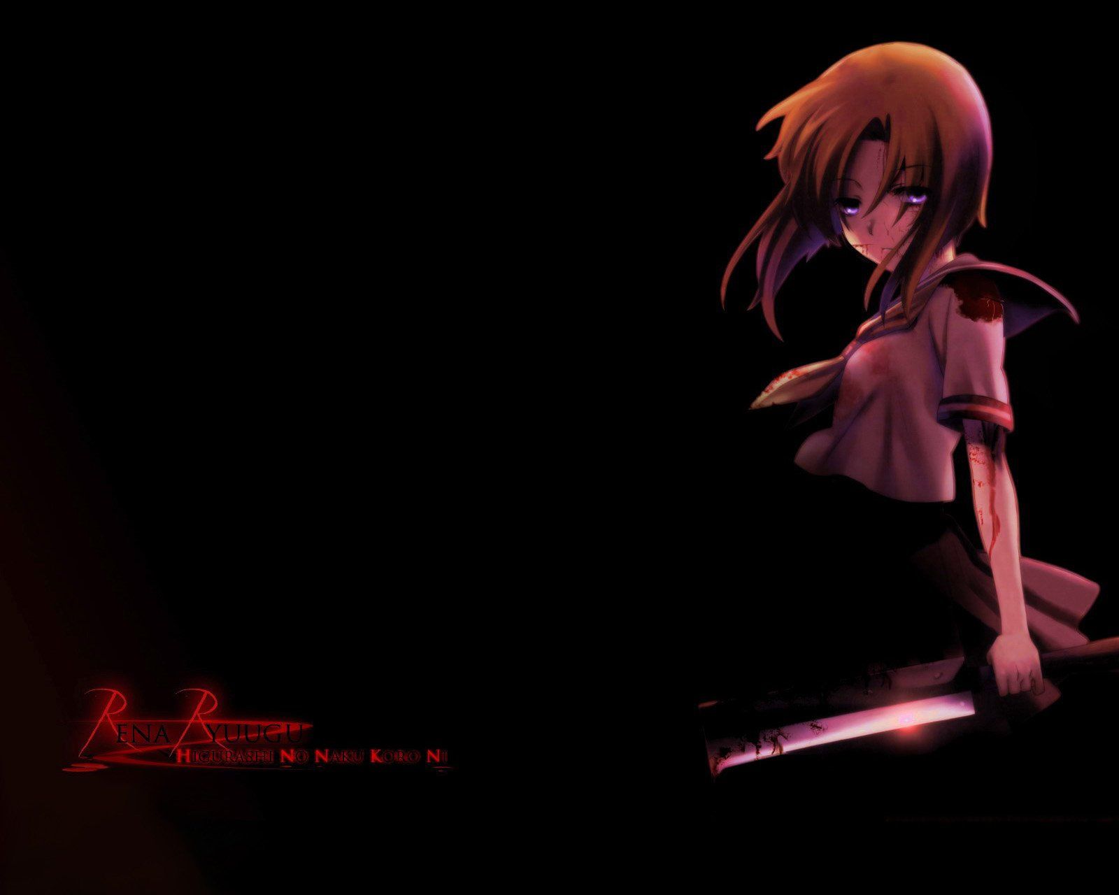 1600x1280 Download Rena Ryūgū Anime Higurashi When They Cry Wallpaperx1280