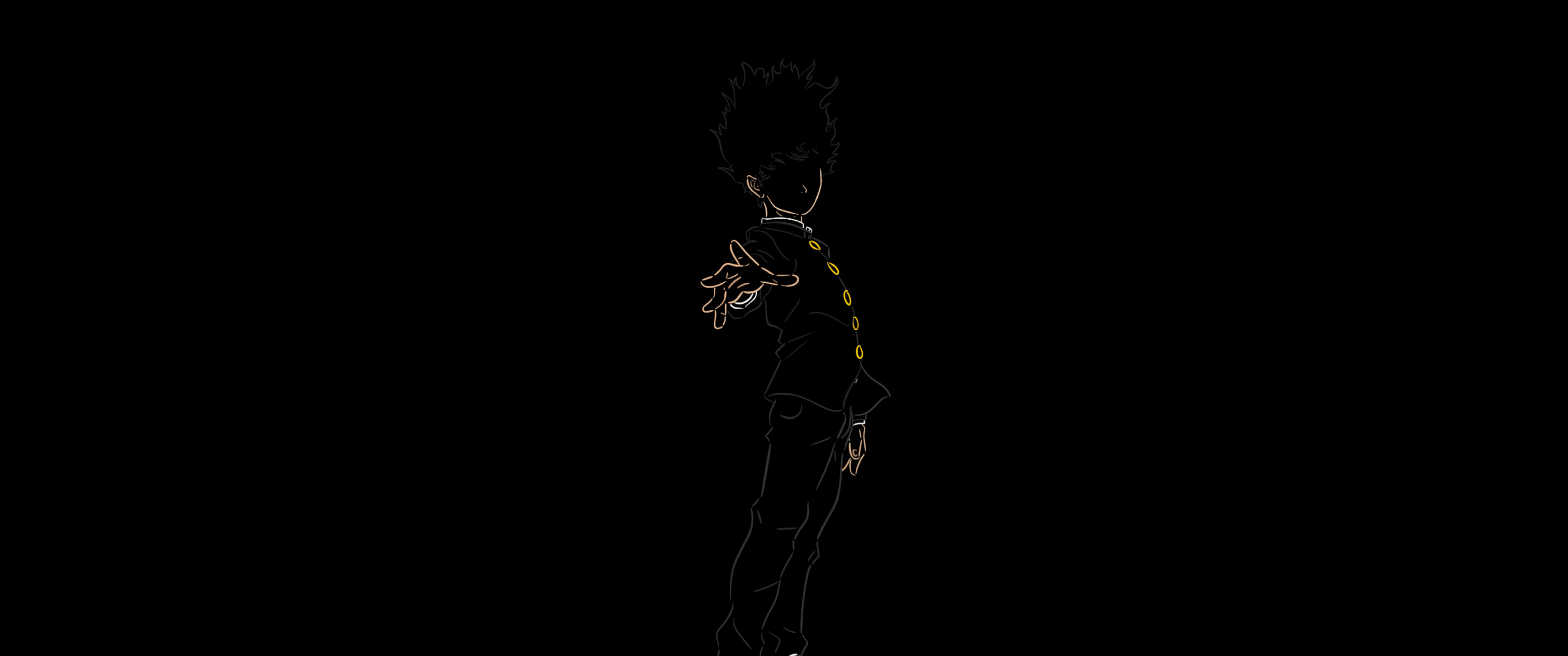3440x1440 Shigeo Kageyama Wallpaper 4K, AMOLED, Mob Psycho 100