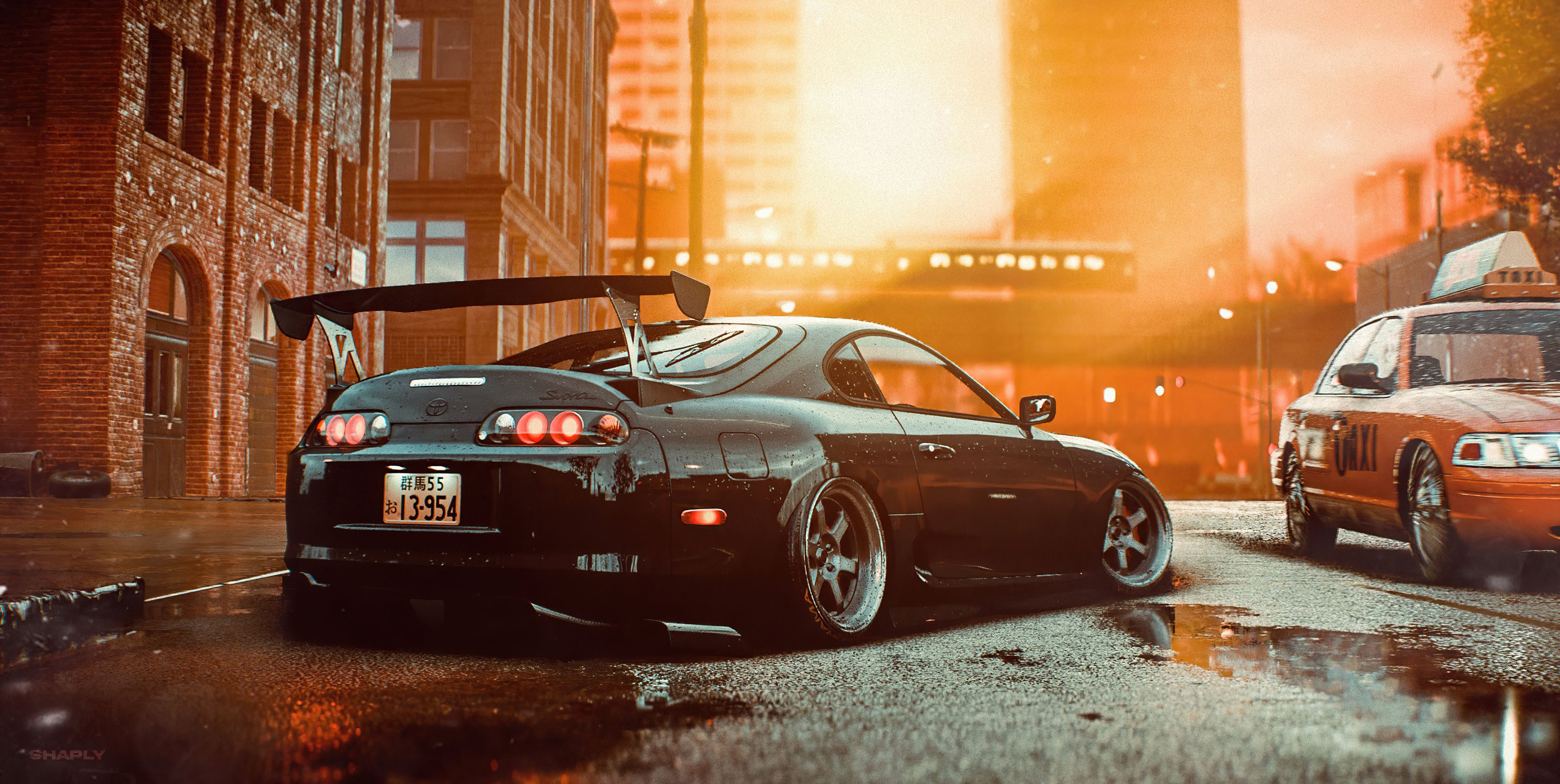 3840x1931 Supra MK4 4k Wallpaper
