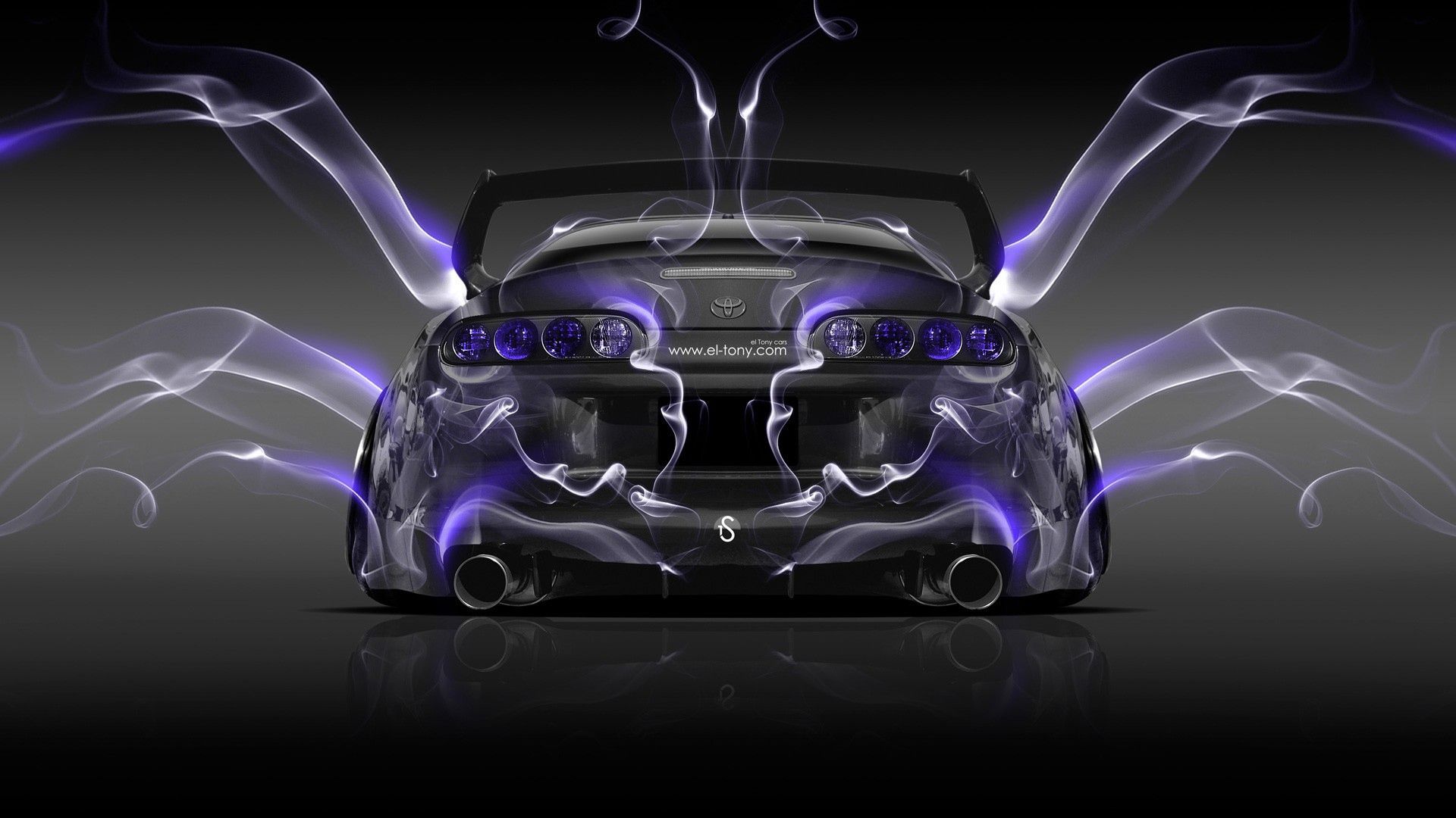 1920x1080 Blue Energy Toyota Supra Desktop wallpaper 1920x1080