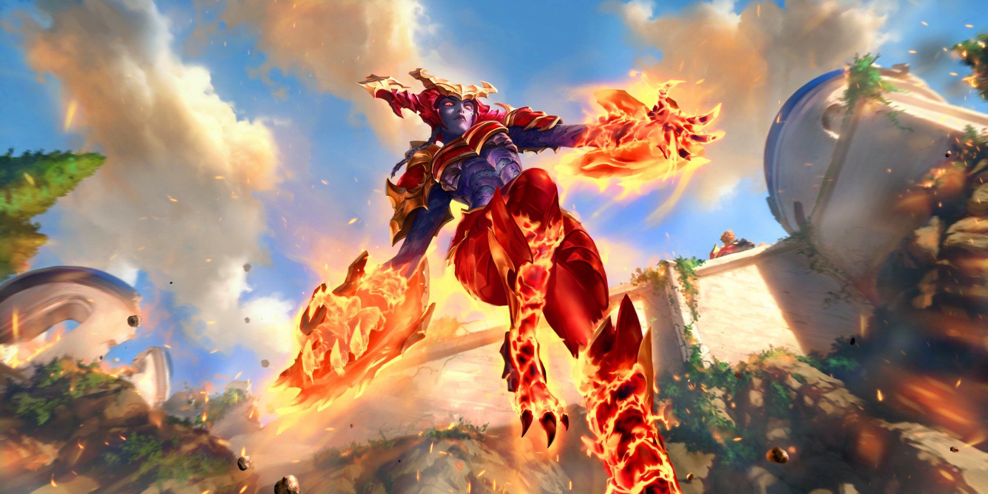 1920x960 Download Shyvana (League Of Legends) Video Game Legends Of Runeterra HD Wallpaper