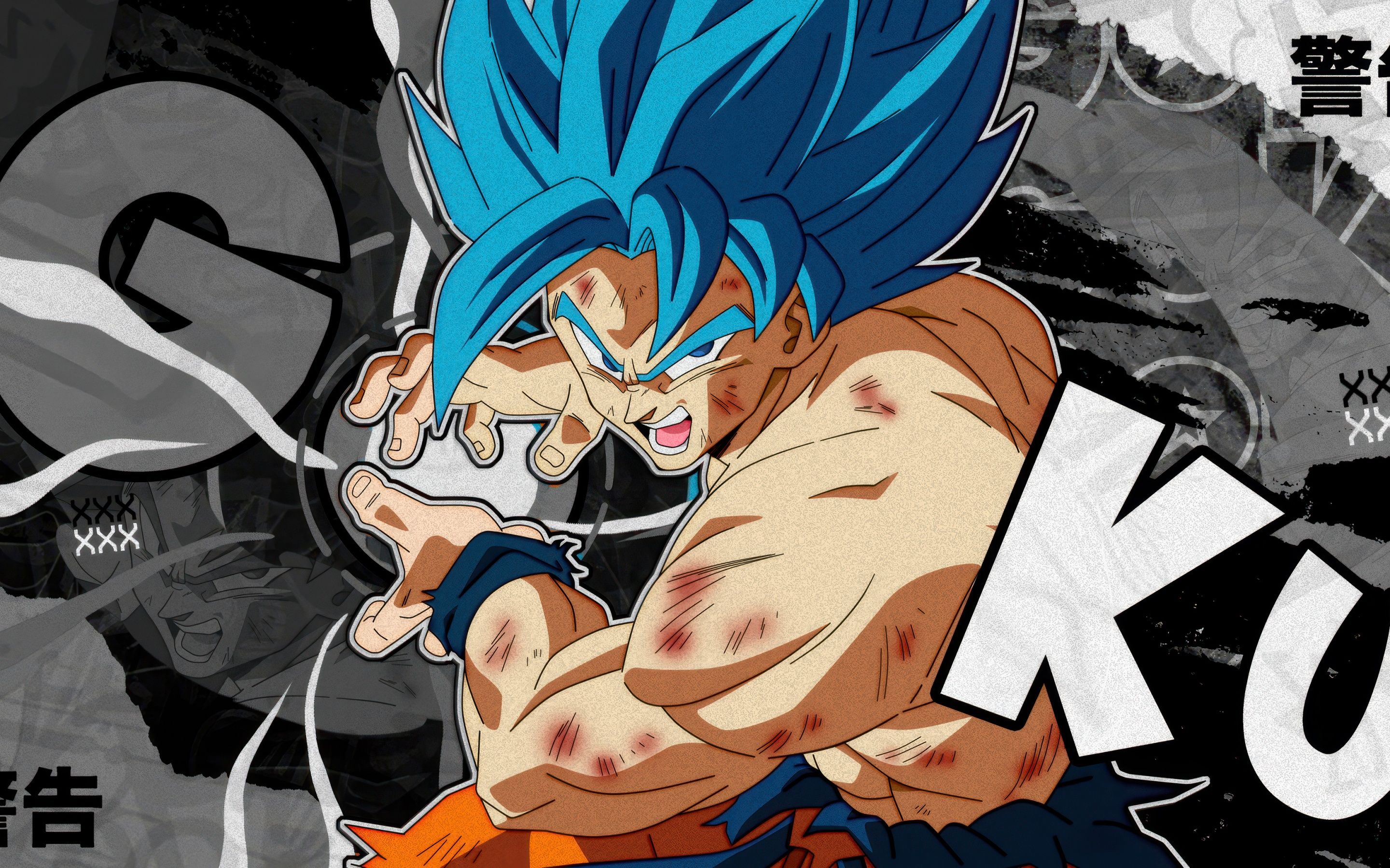 2880x1800 Super Saiyan Blue Goku Wallpaper 4K, Dragon Ball Super